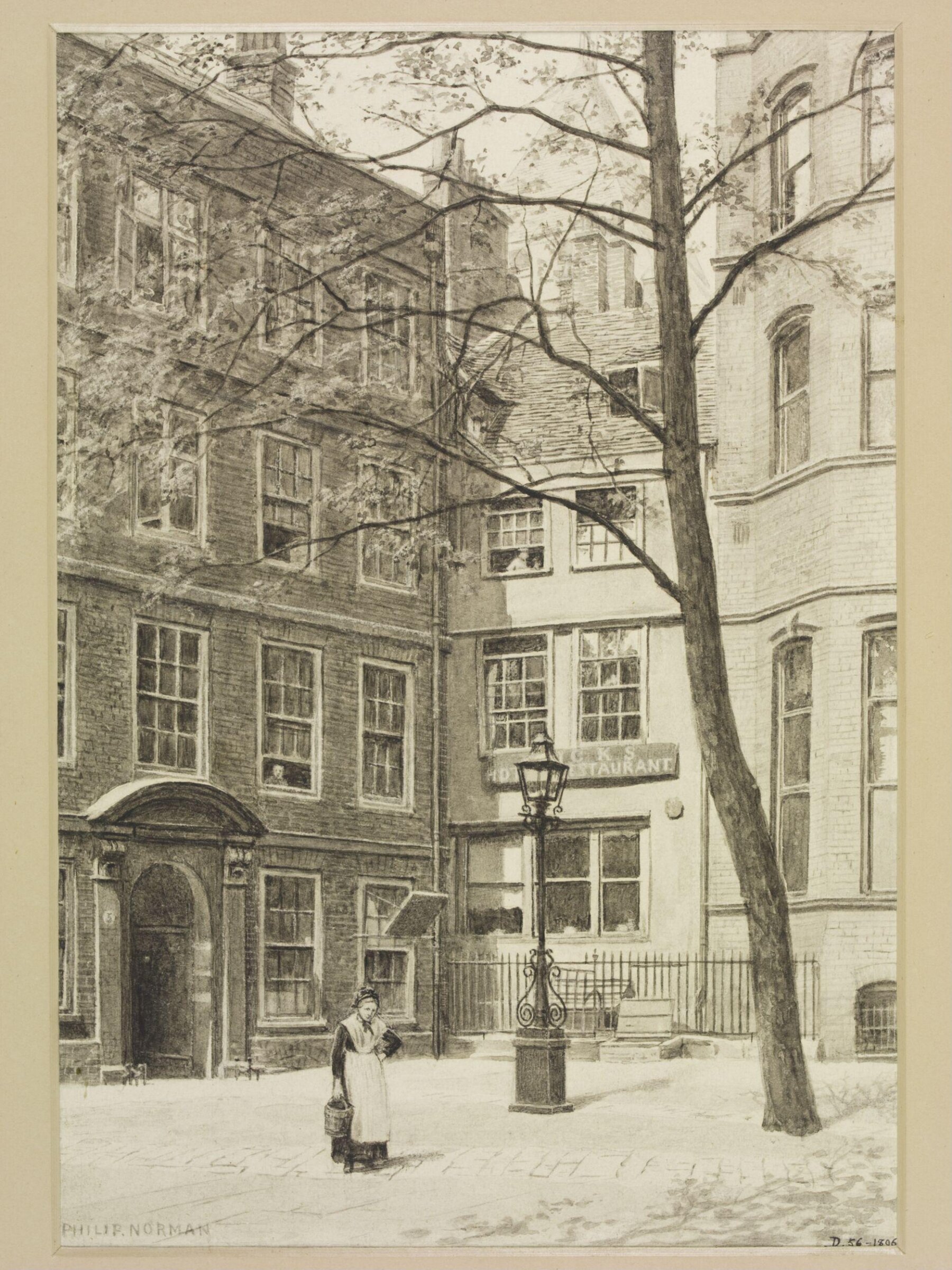 Drawing, Philip Norman, 1891