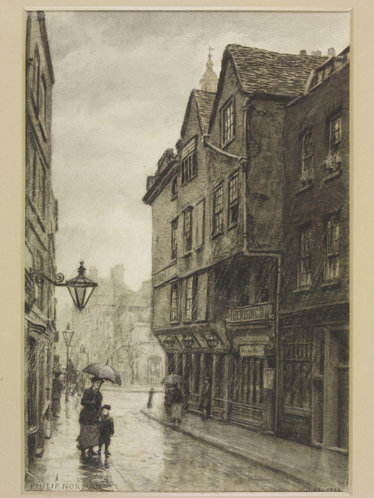 Drawing, Philip Norman, 1890