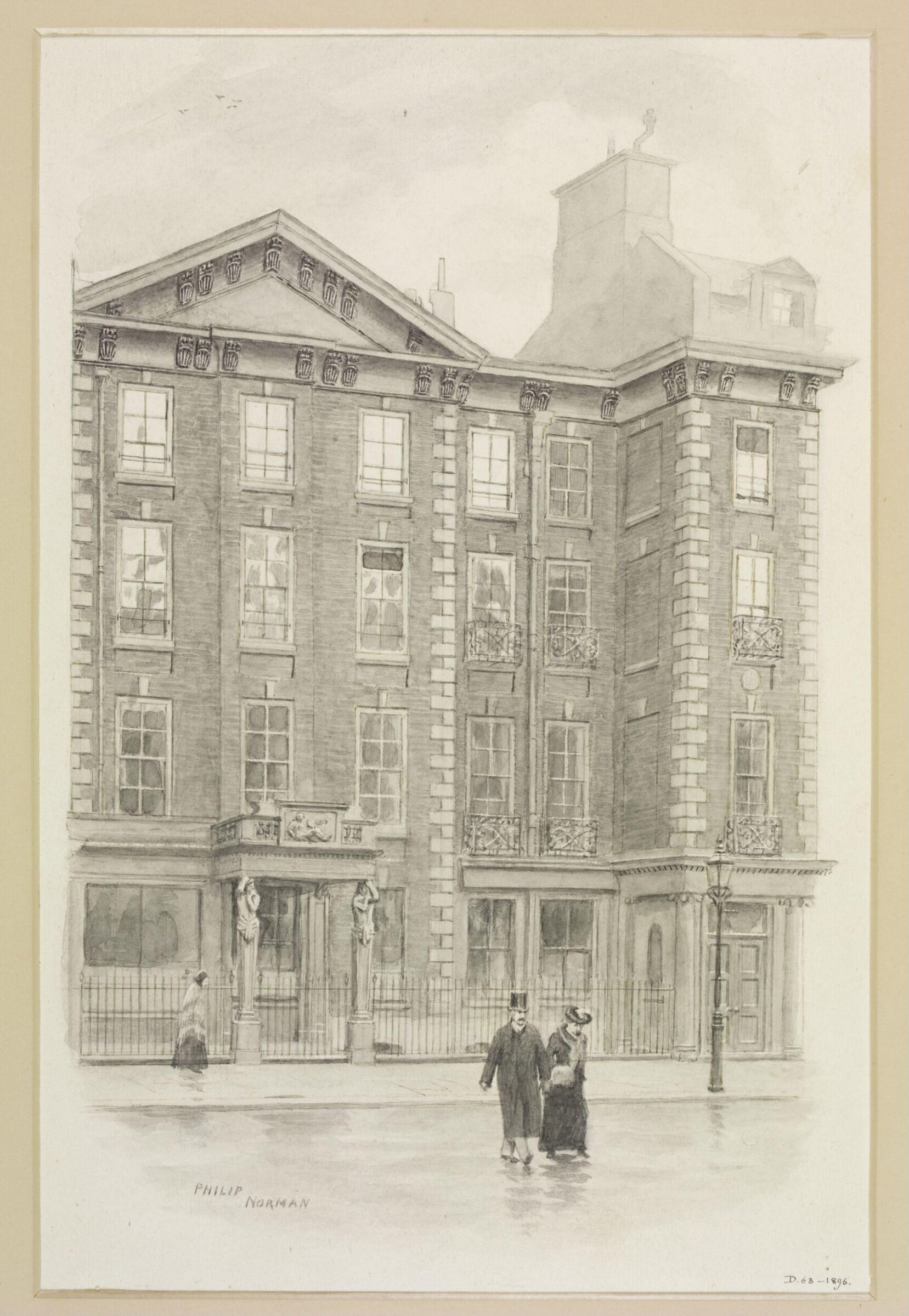 Drawing, Philip Norman, 1893