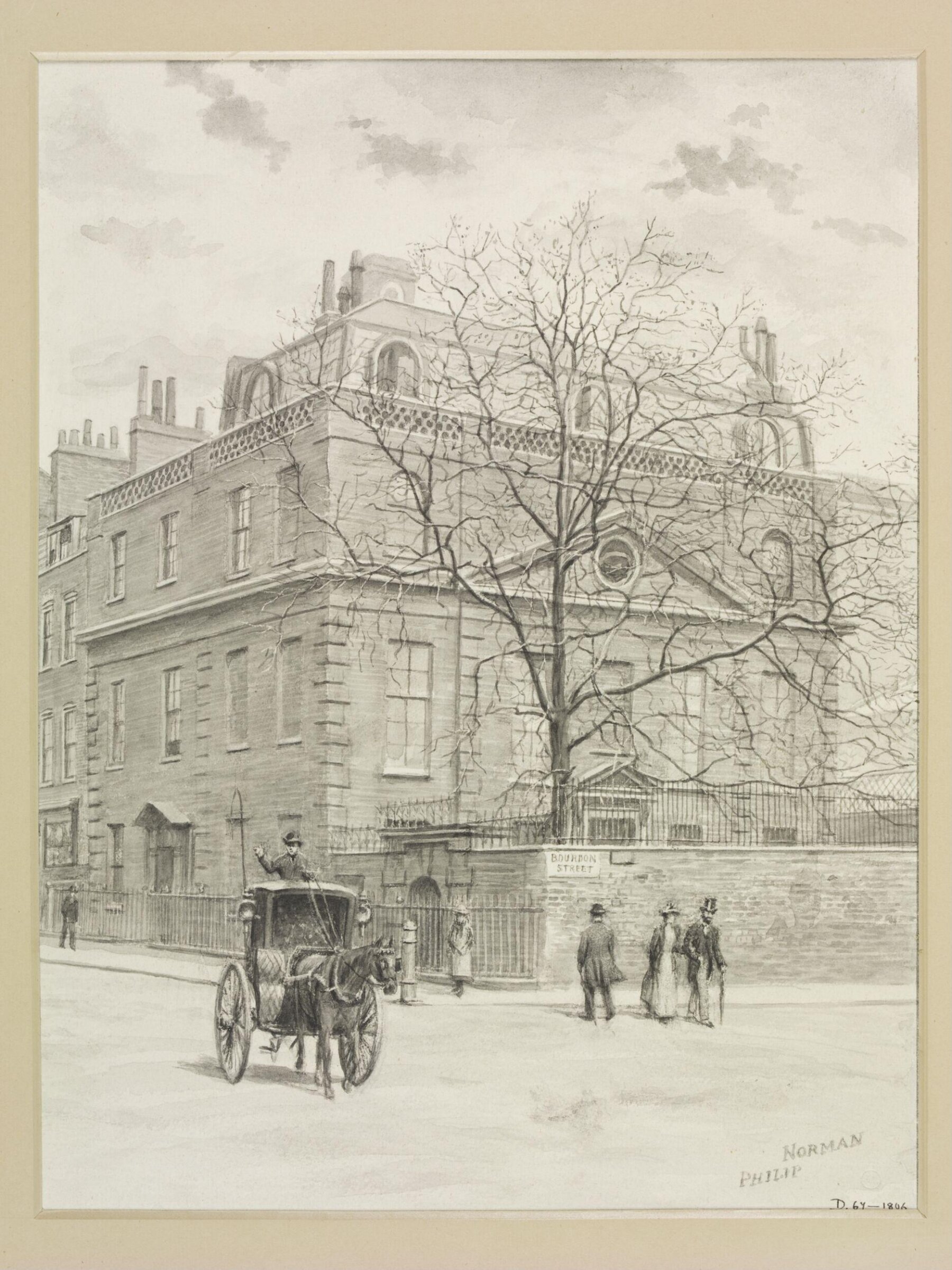Drawing, Philip Norman, 1893