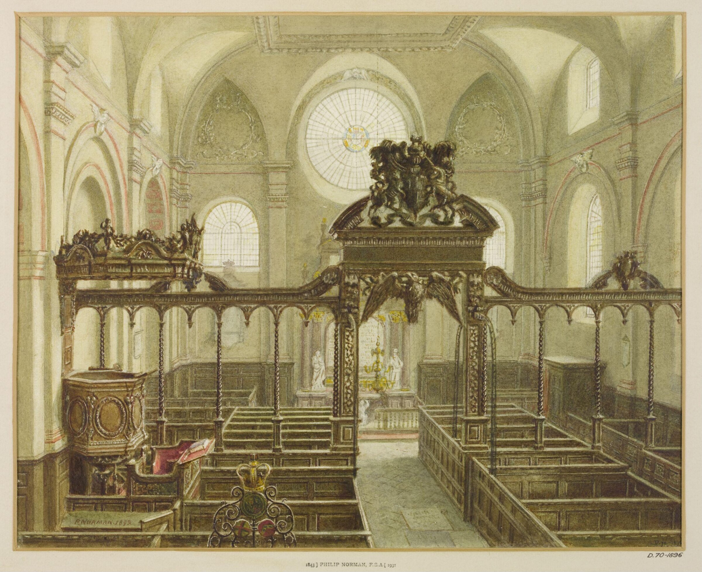 Drawing, Philip Norman, 1893