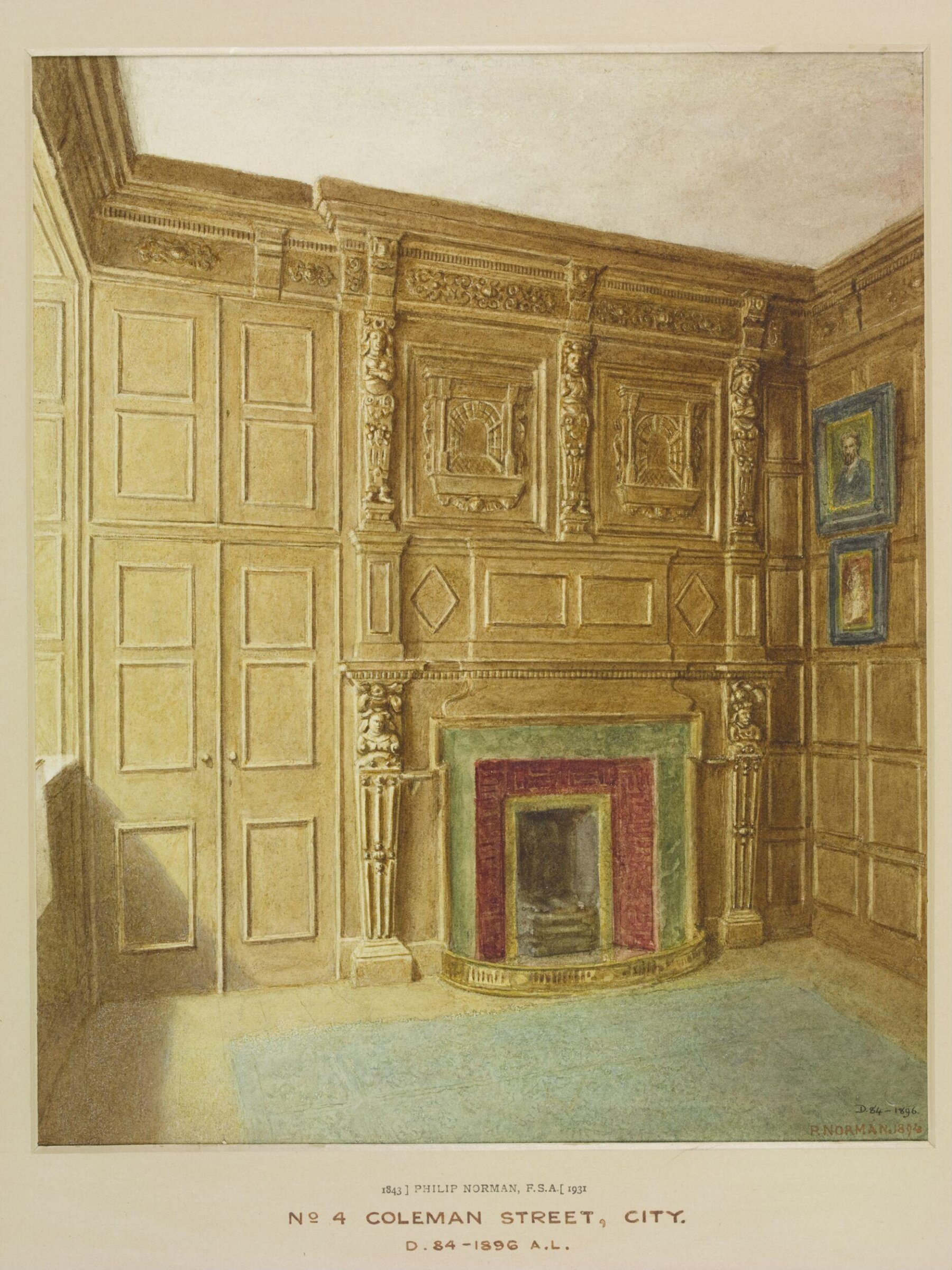 Drawing, Philip Norman, 1894