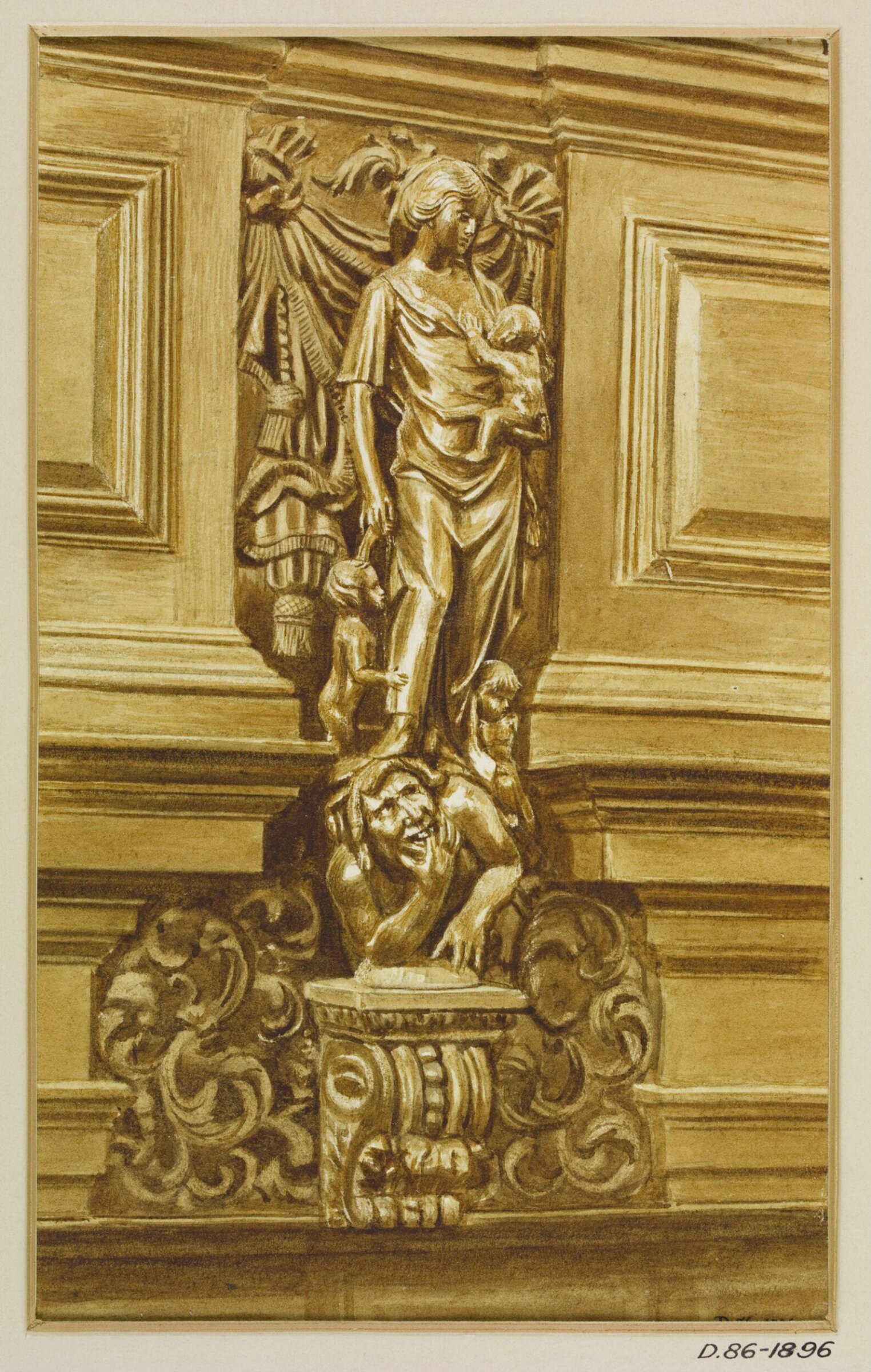 Drawing, Philip Norman, c. 1880s