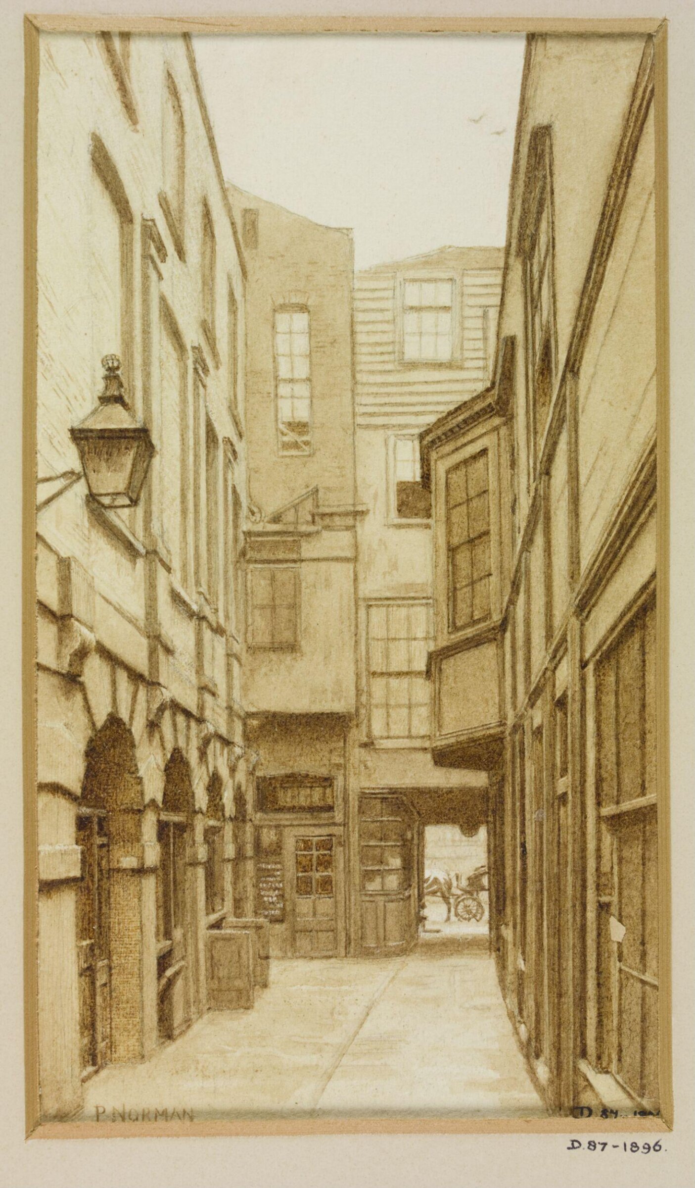 Drawing, Philip Norman, c. 1880s