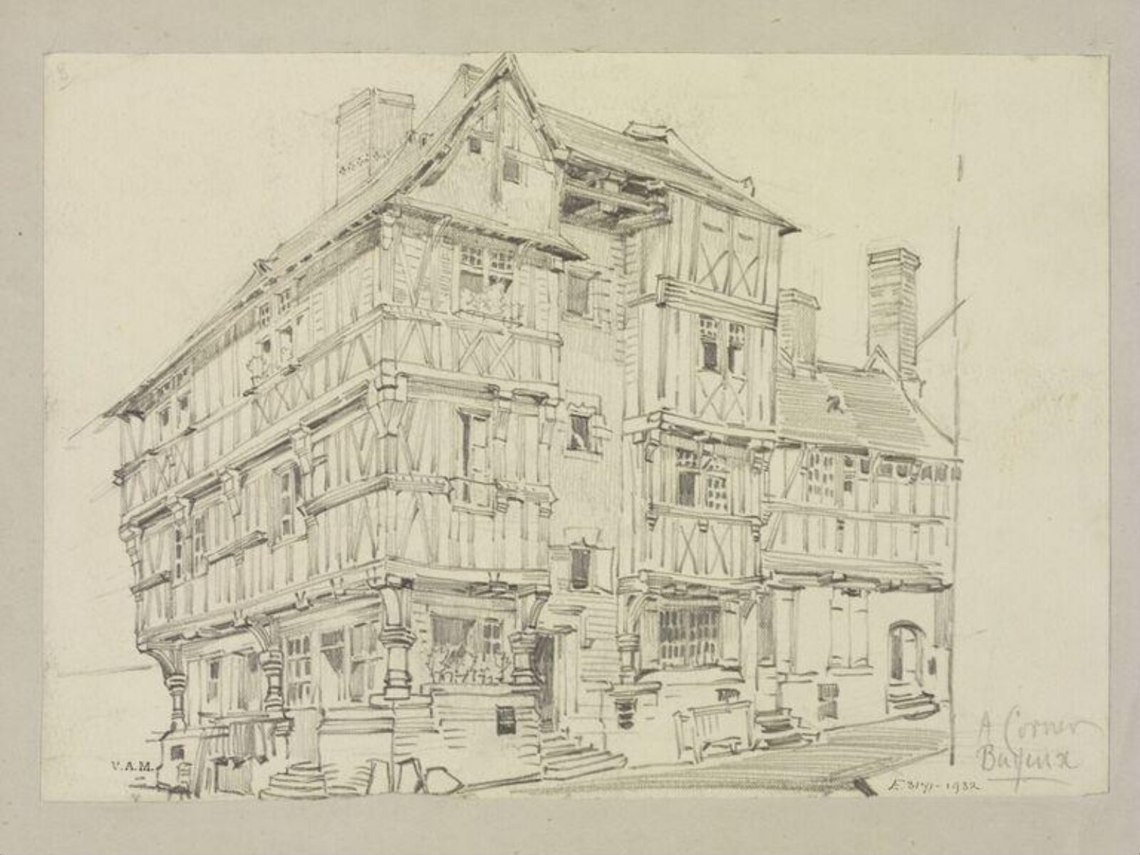 Drawing, W. R. Lethaby, late 19th-early 20th century