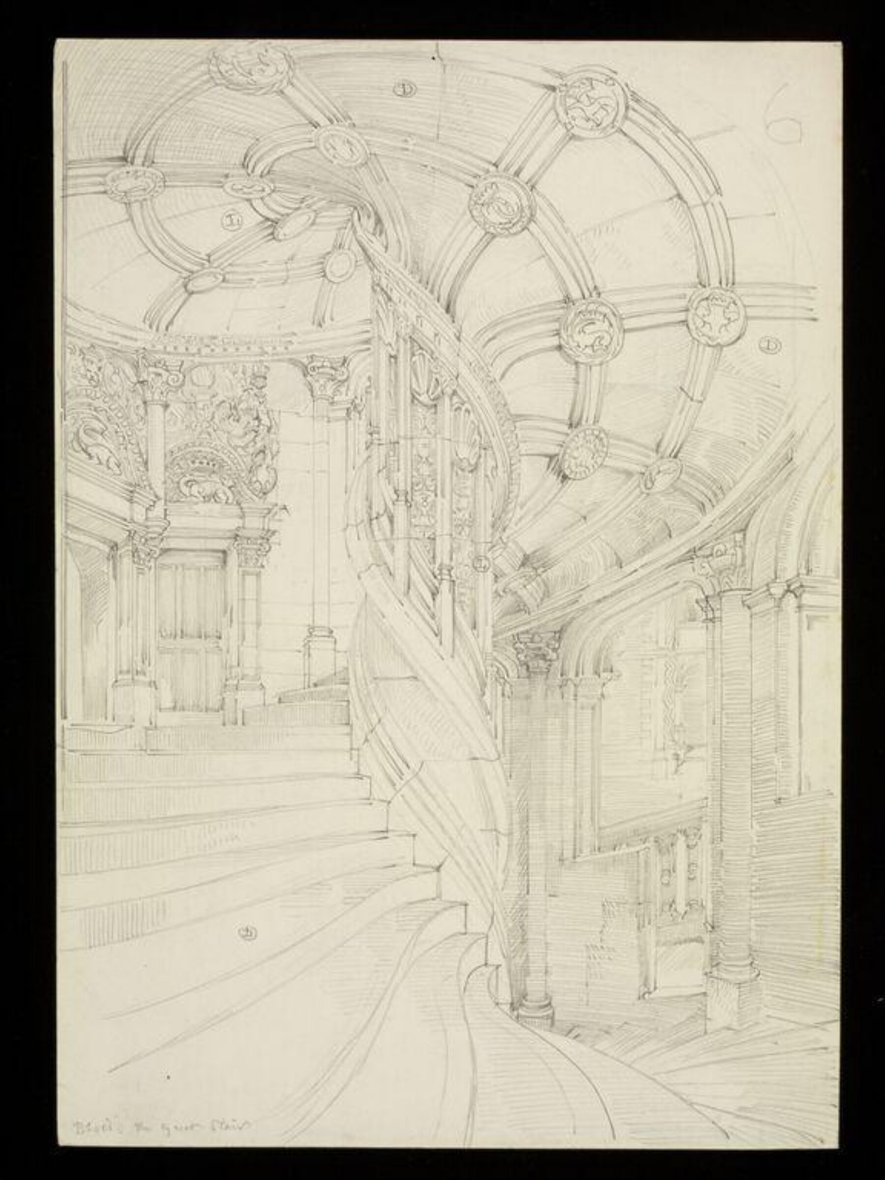 Drawing, W. R. Lethaby, late 19th-early 20th century