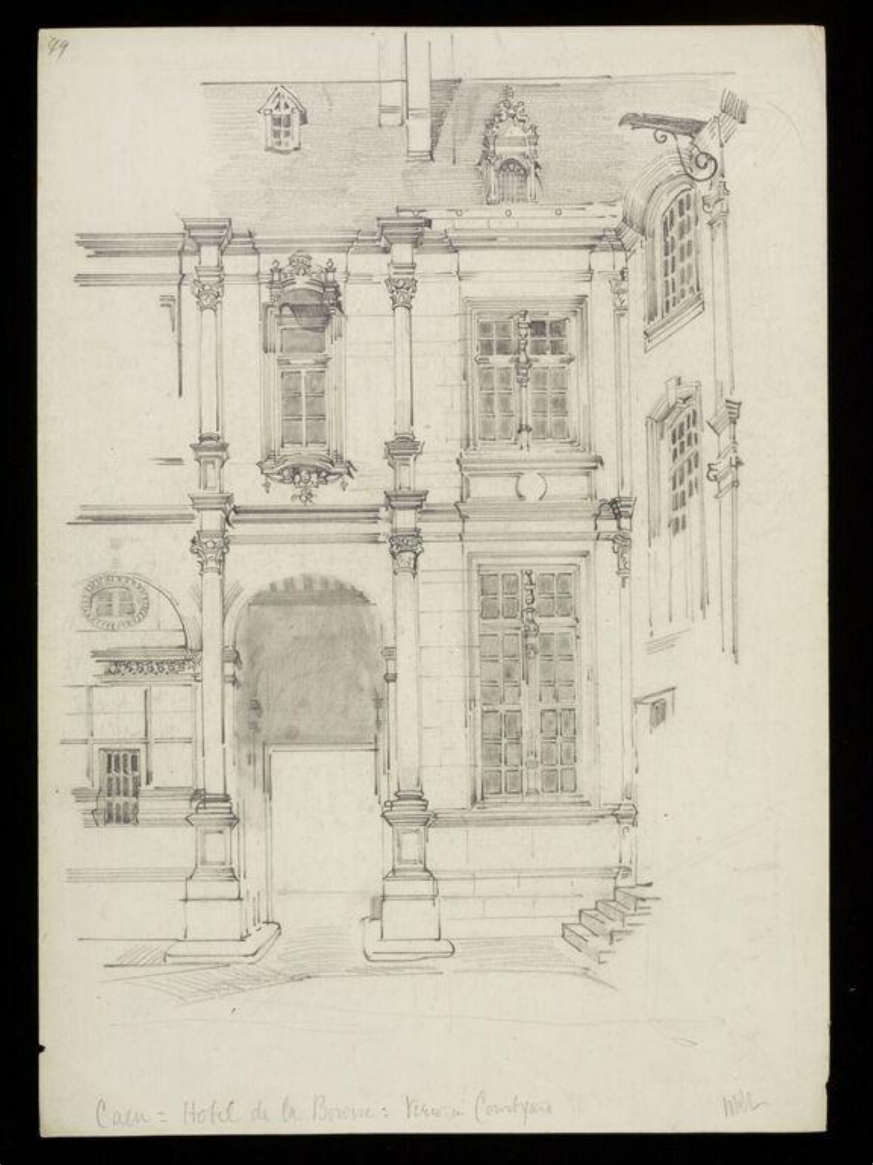 Drawing, W. R. Lethaby, late 19th-early 20th century