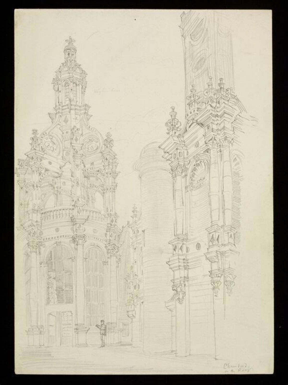 Drawing, W. R. Lethaby, late 19th-early 20th century