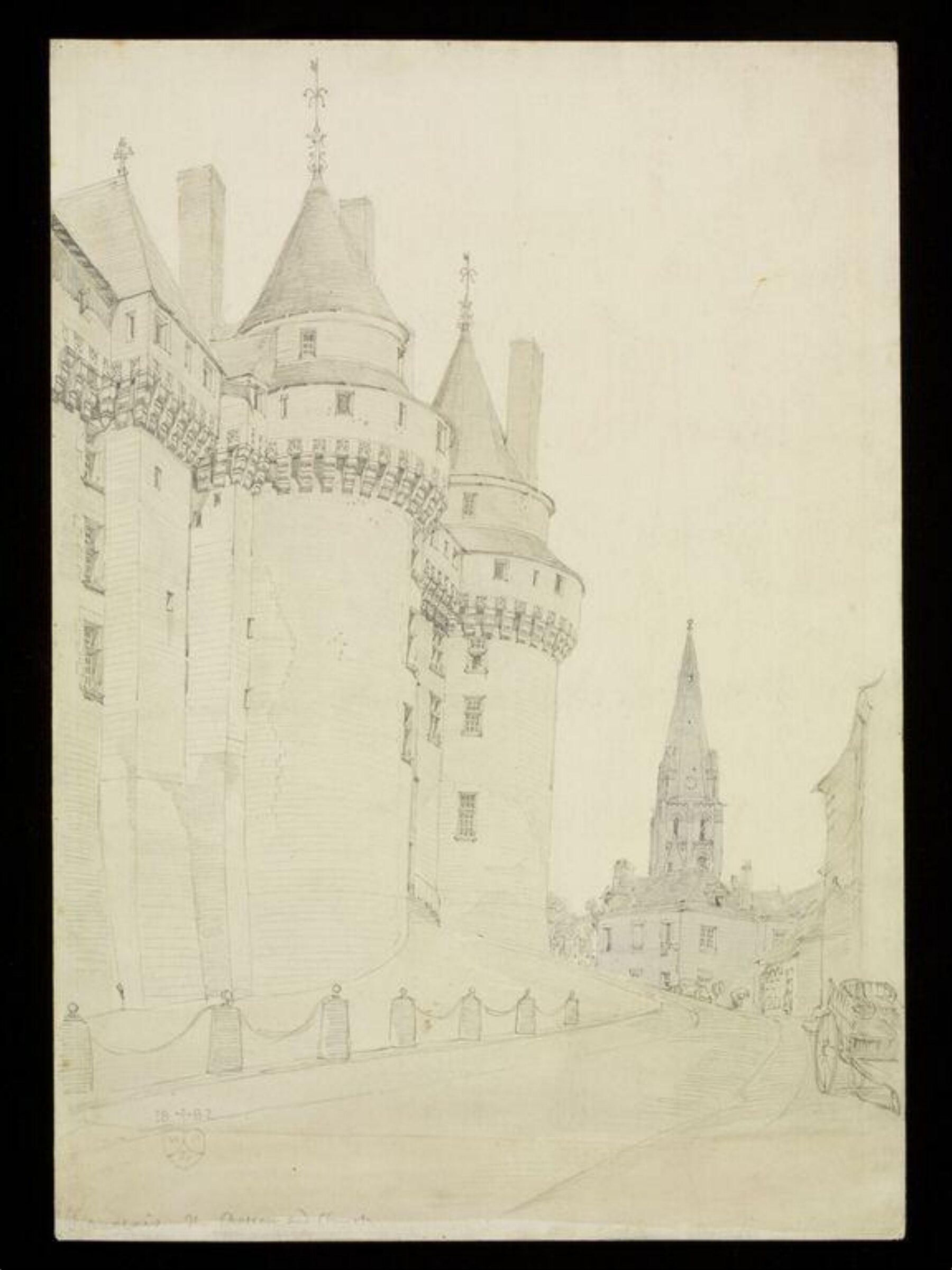 Drawing, W. R. Lethaby, 1882