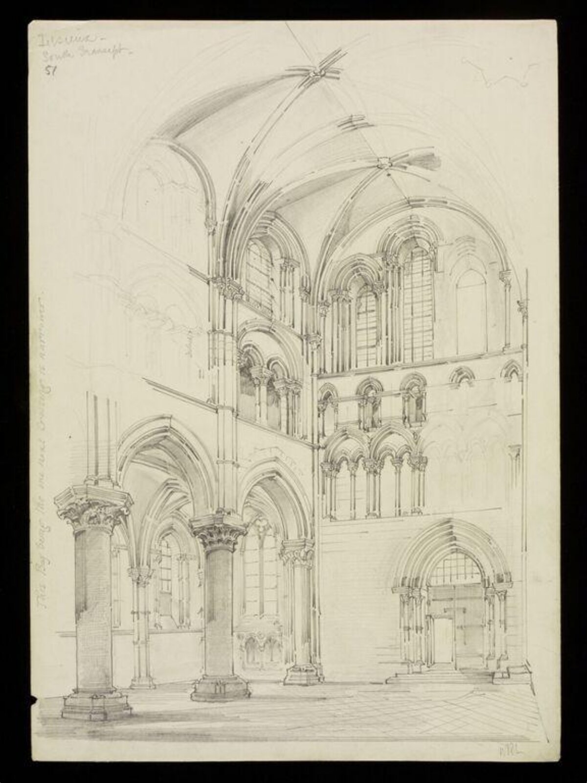 Drawing, W. R. Lethaby, late 19th-early 20th century
