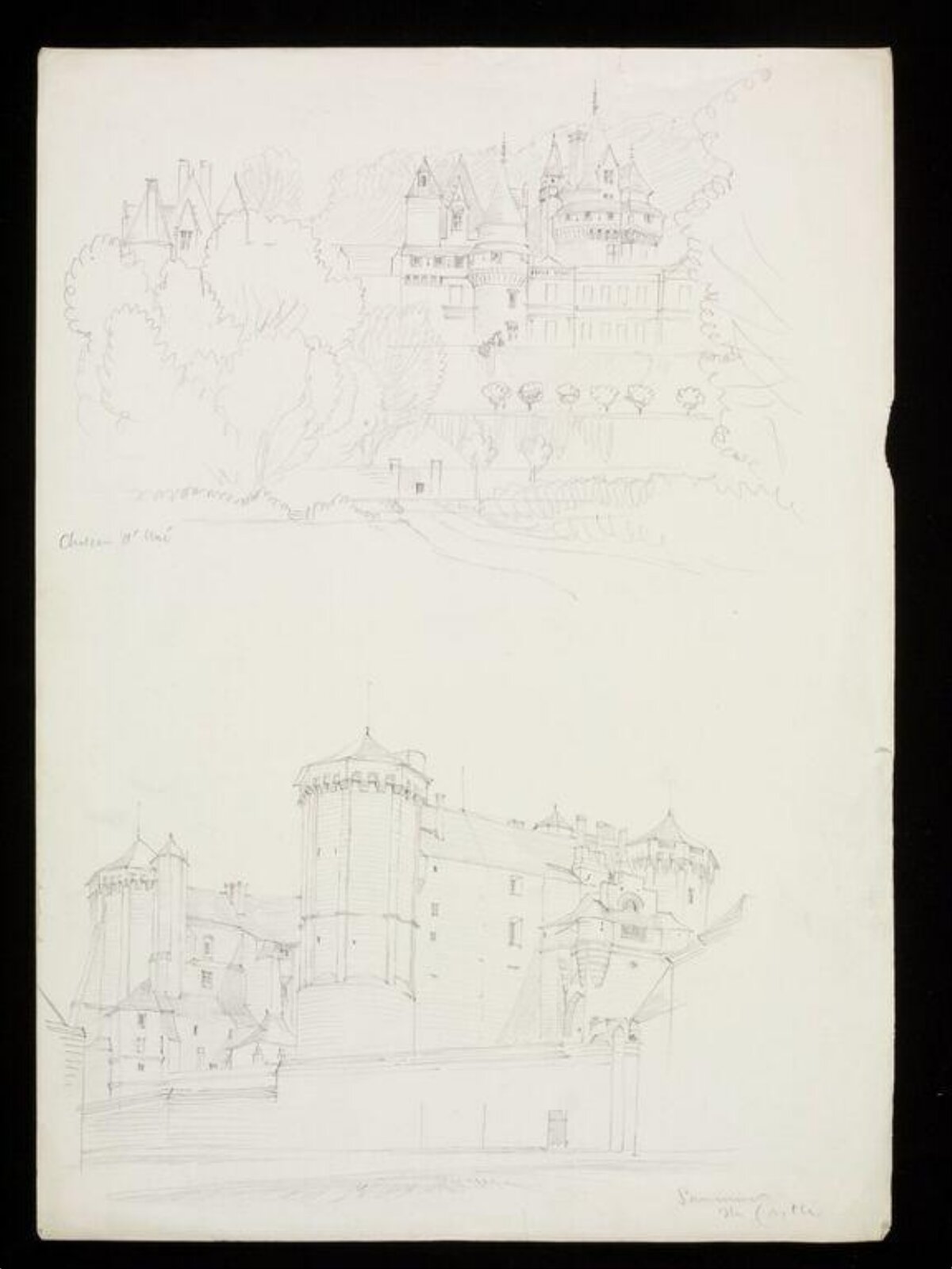 Drawing, W. R. Lethaby, late 19th-early 20th century