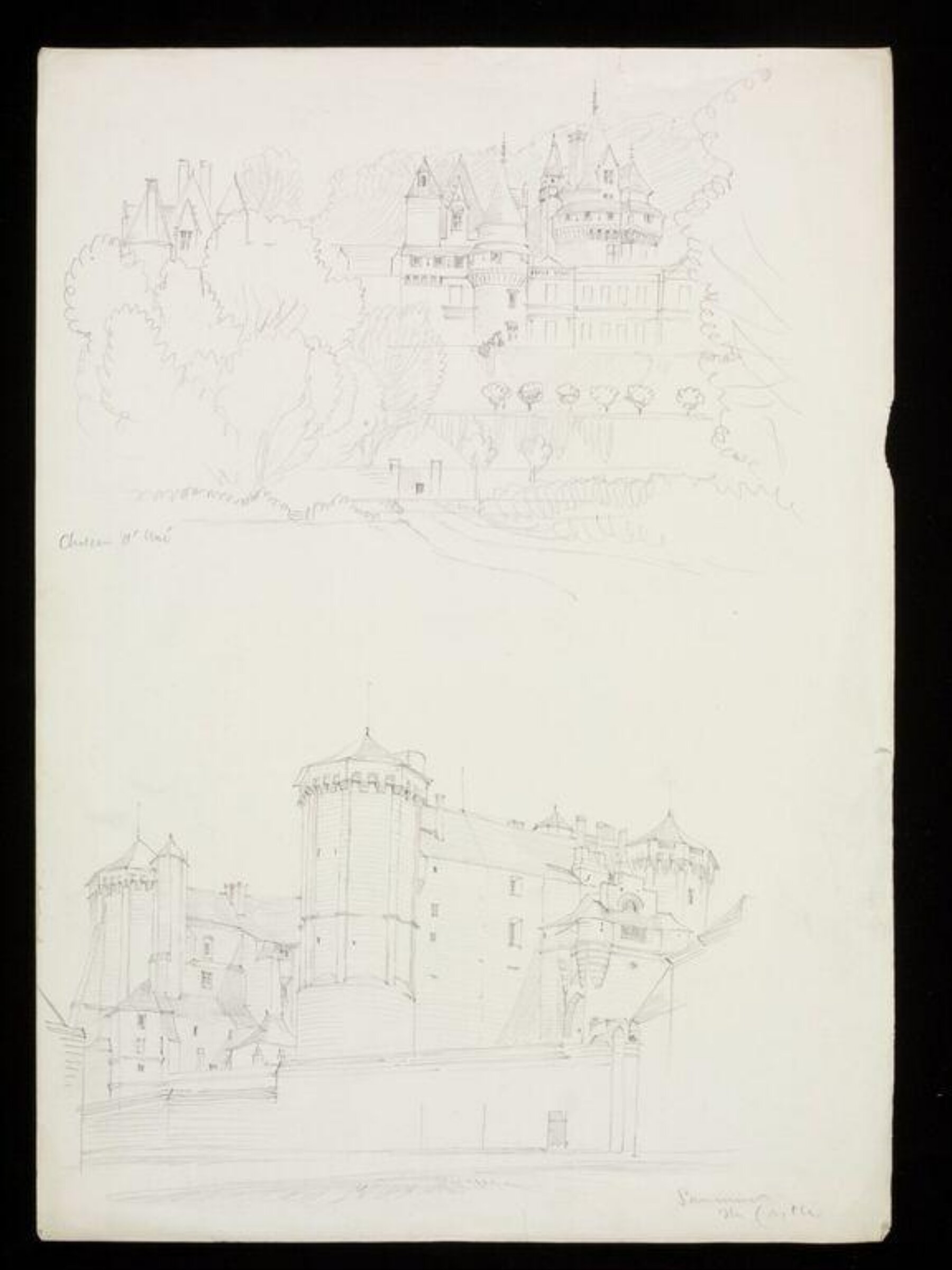 Drawing, W. R. Lethaby, late 19th-early 20th century