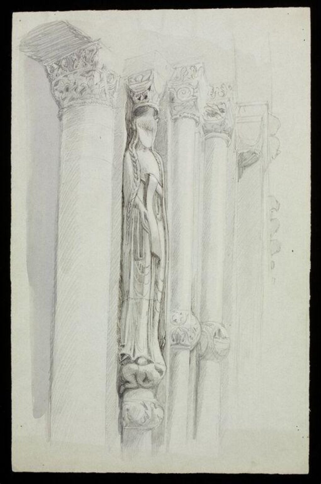 Drawing, W. R. Lethaby, late 19th-early 20th century