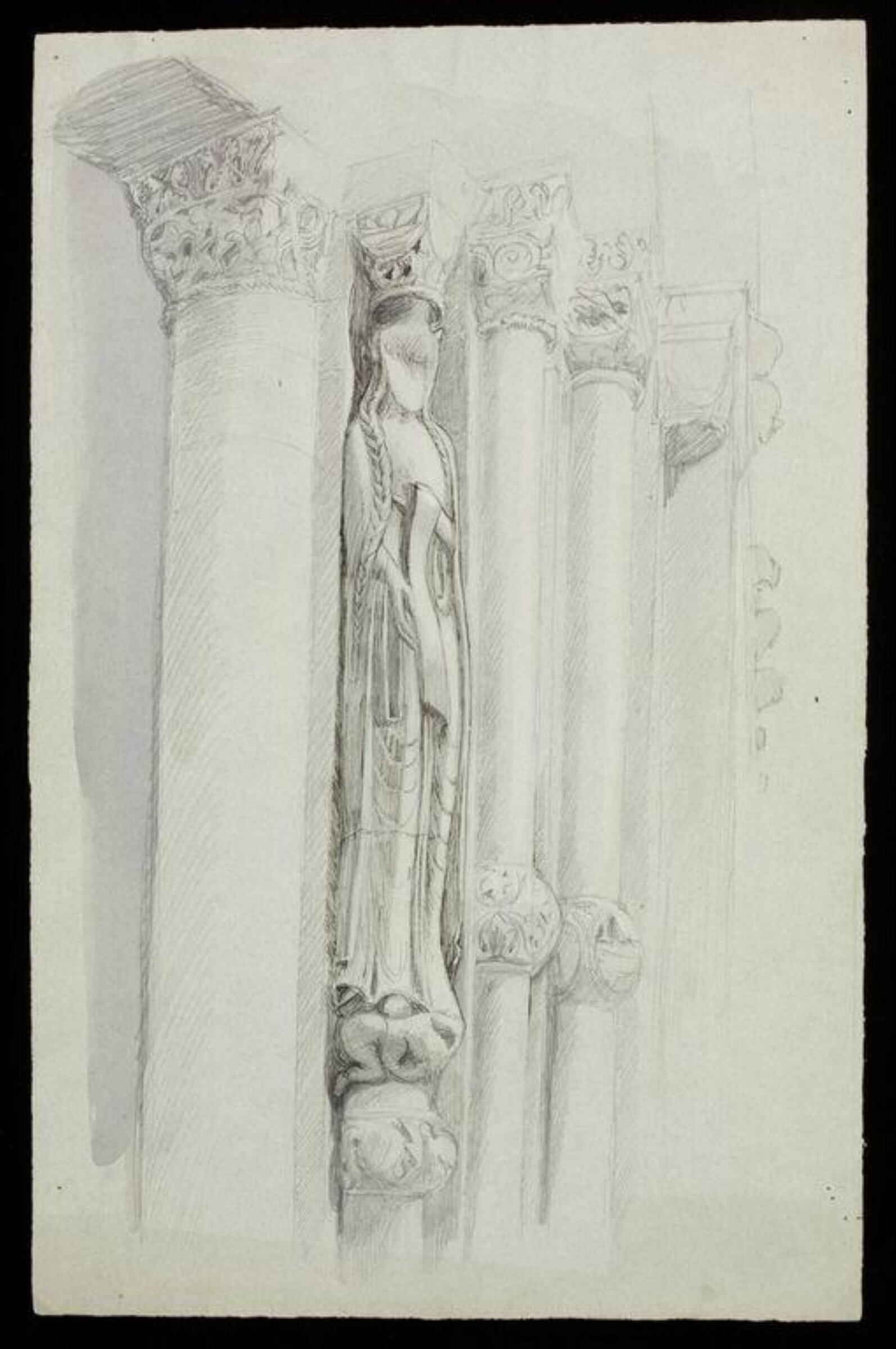 Drawing, W. R. Lethaby, late 19th-early 20th century