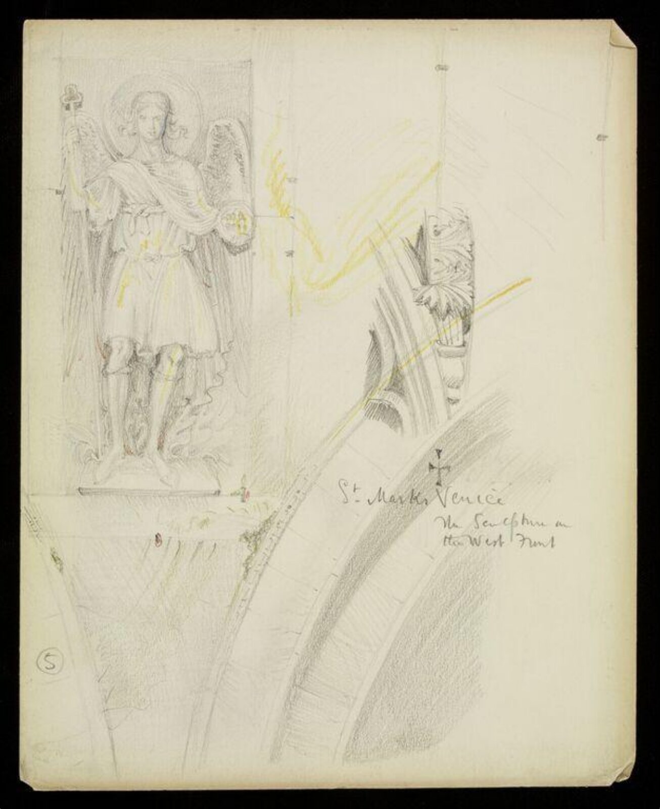 Drawing, W. R. Lethaby, 1885