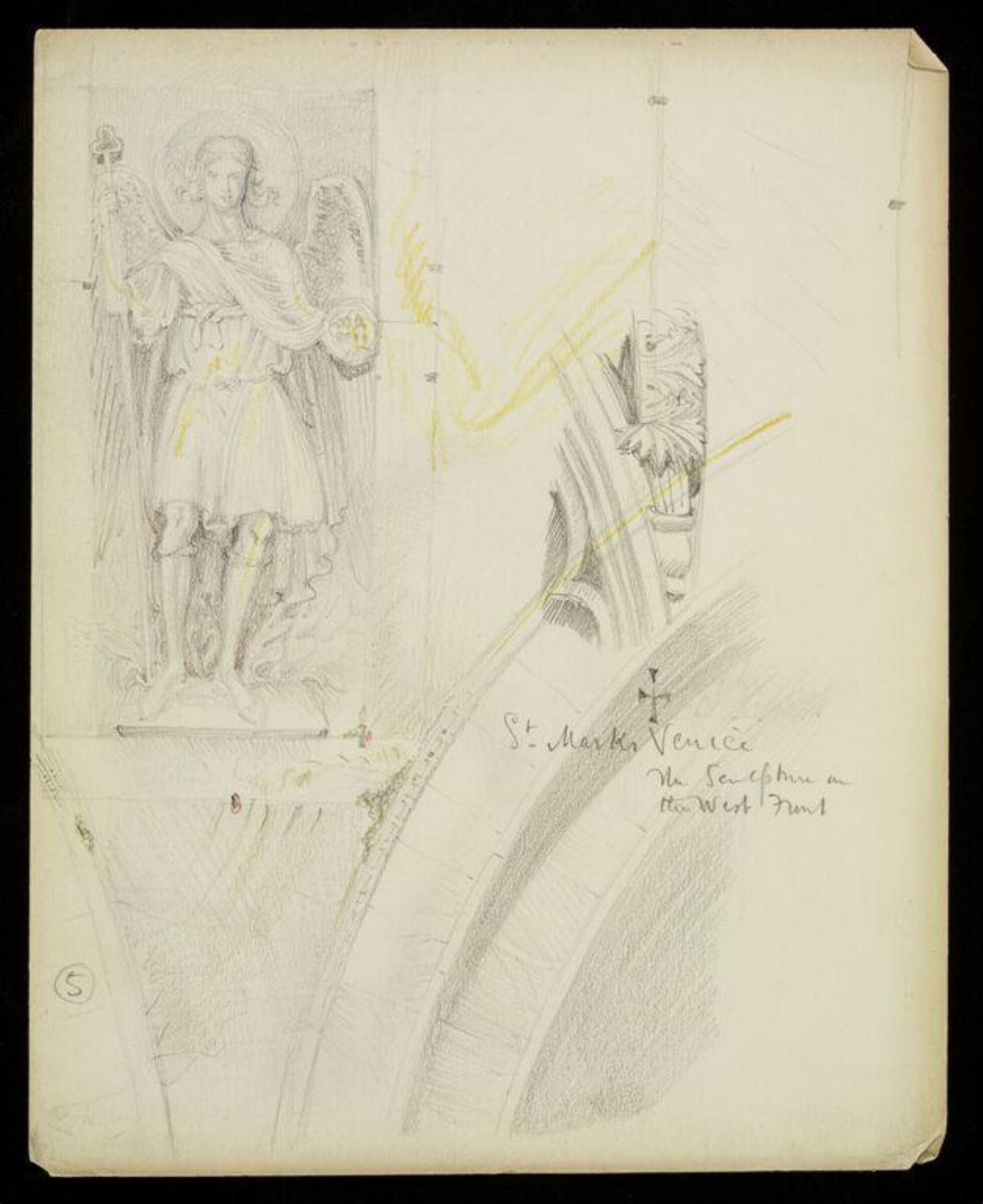 Drawing, W. R. Lethaby, 1885