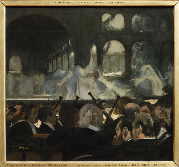 The Ballet Scene from Meyerbeer's Opera Robert Le Diable | Degas 