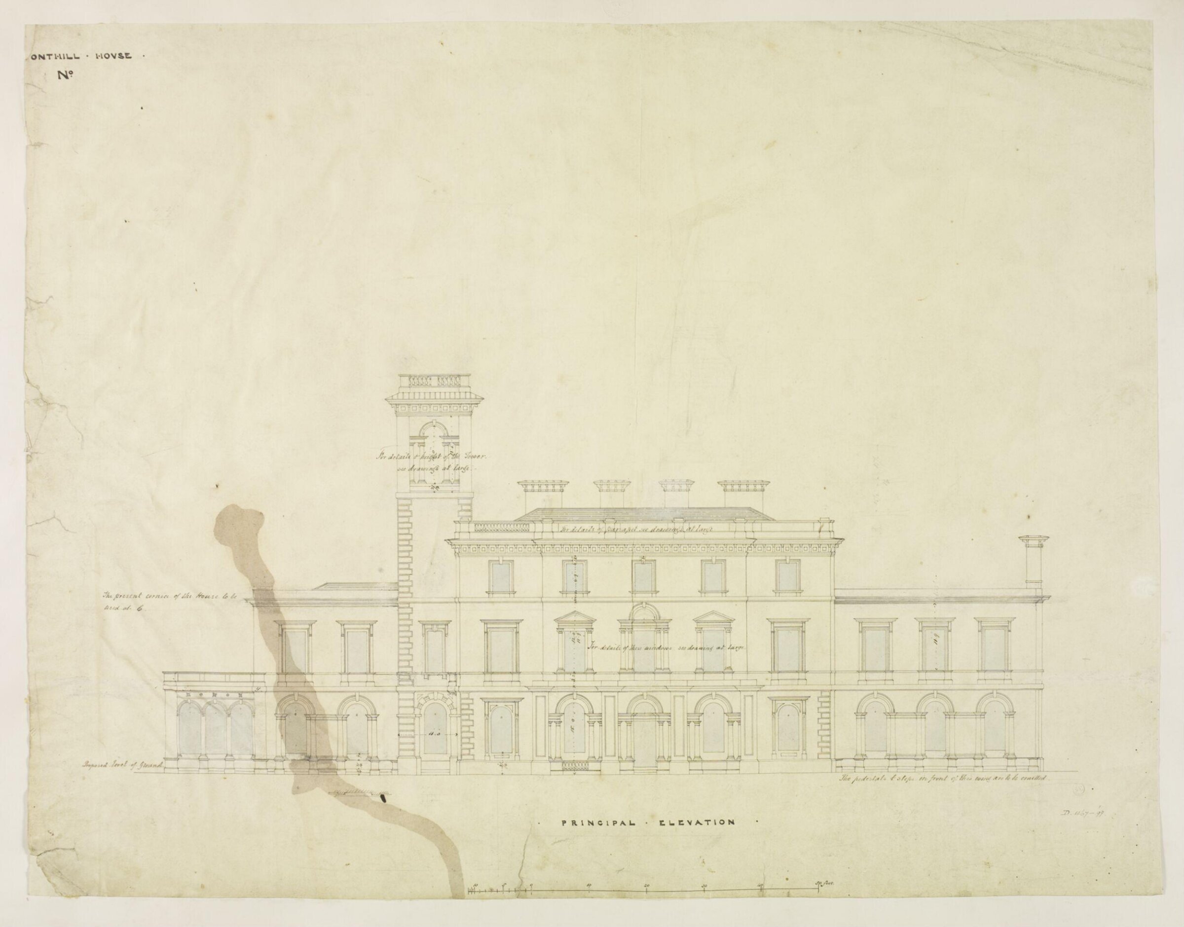 Drawing, Brandon, 1849