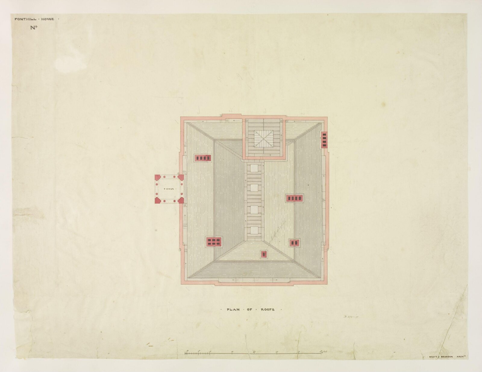Drawing, Brandon, 1849