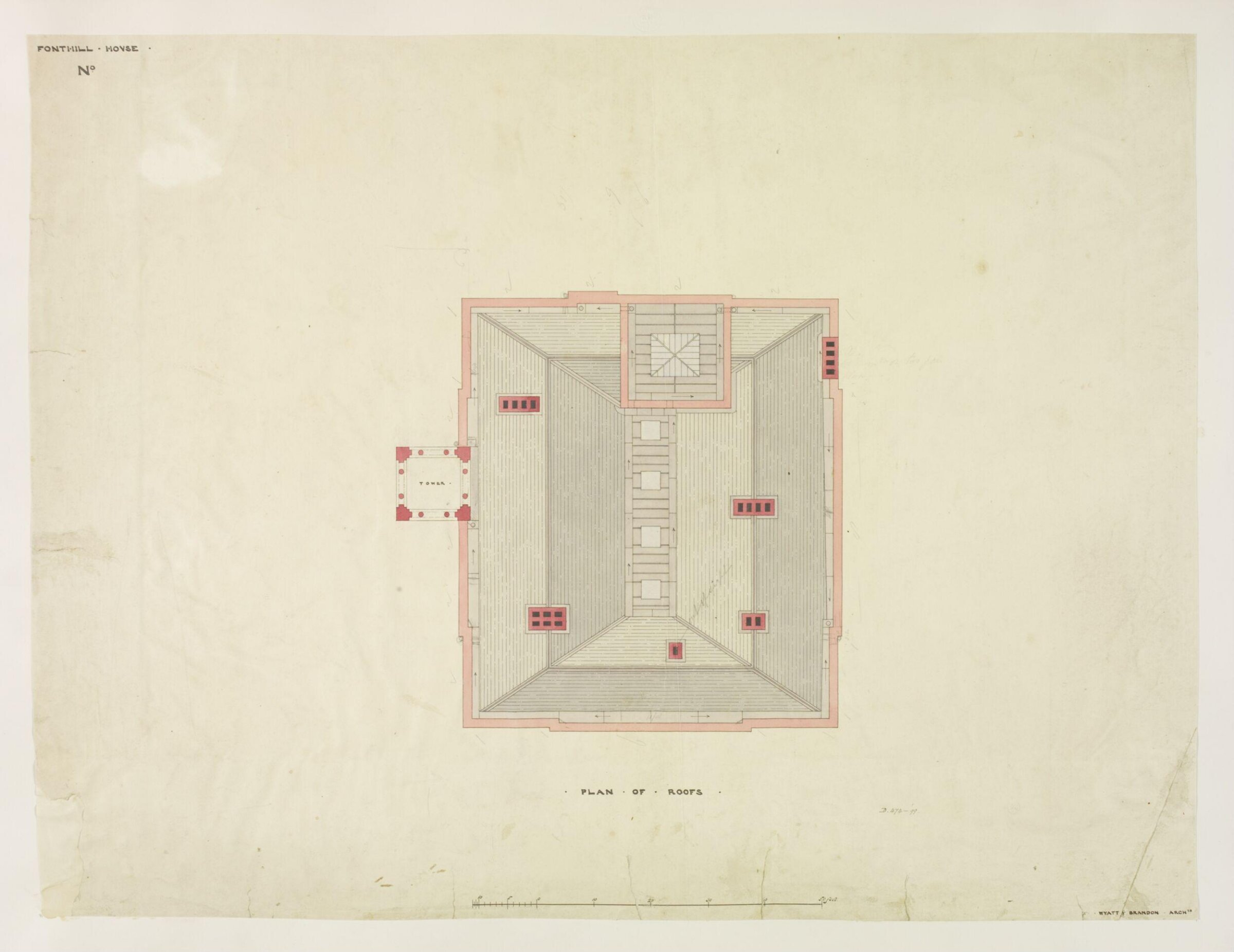 Drawing, Brandon, 1849