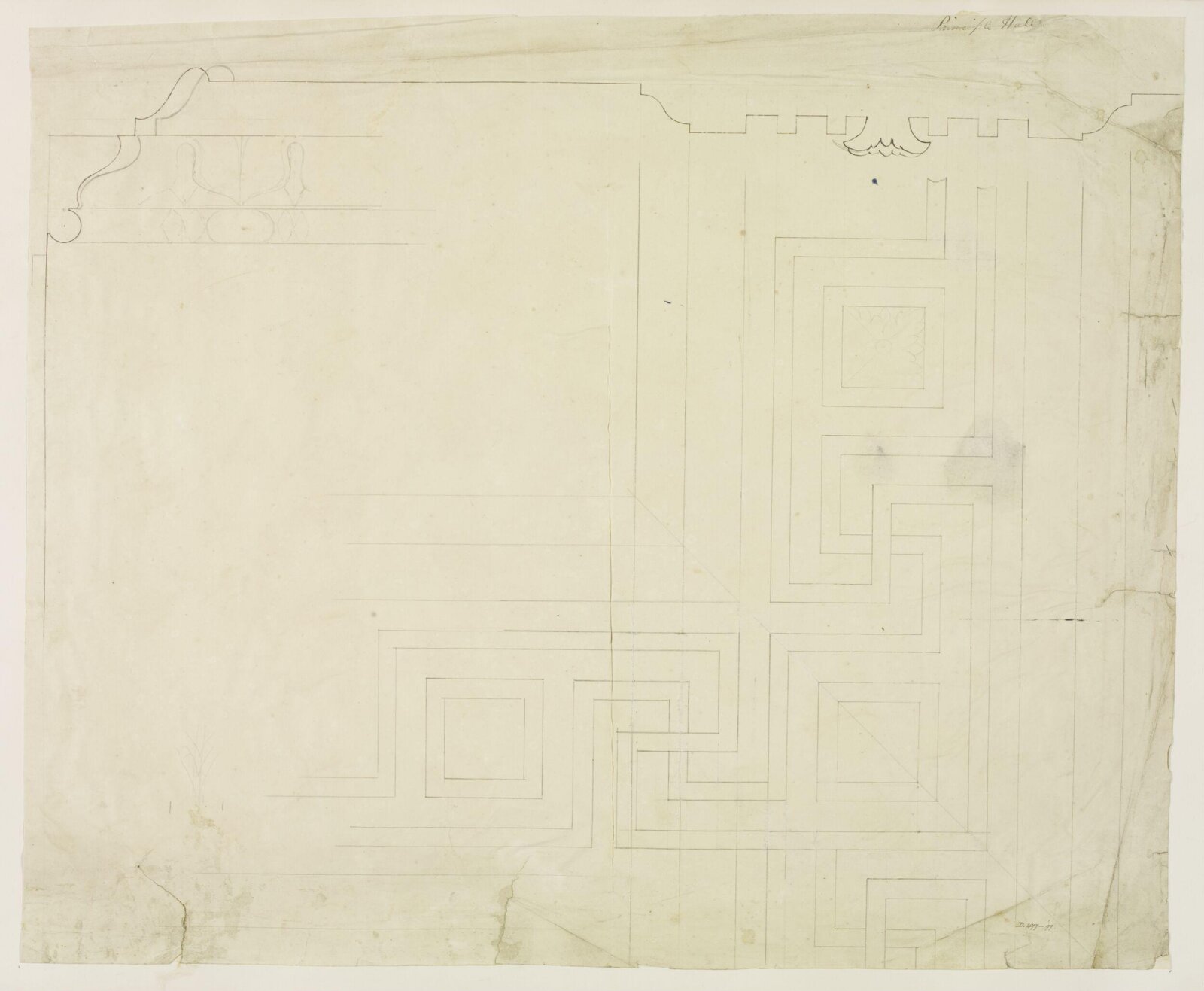 Drawing, Brandon, 1849