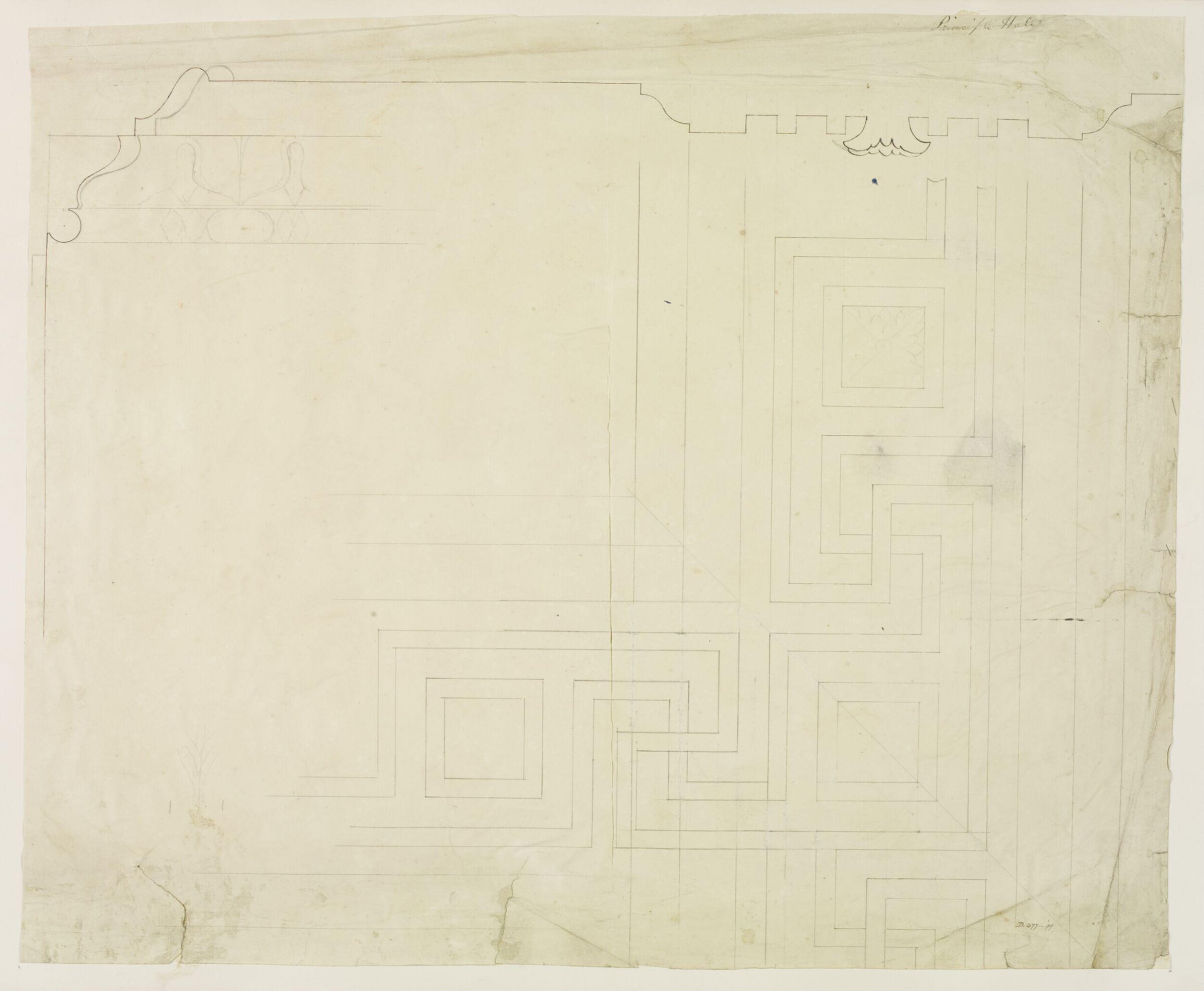 Drawing, Brandon, 1849