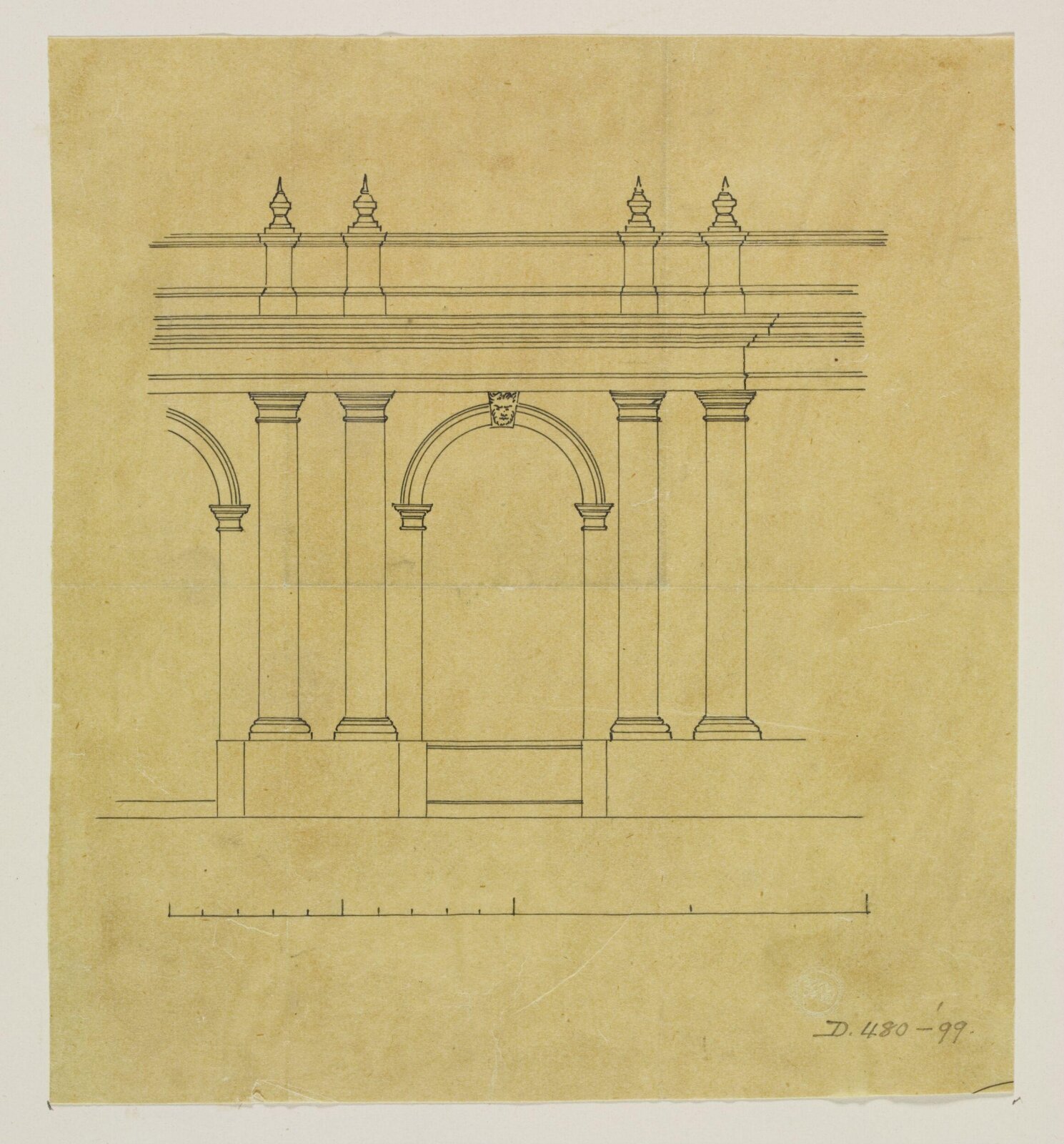 Drawing, Brandon, 1849