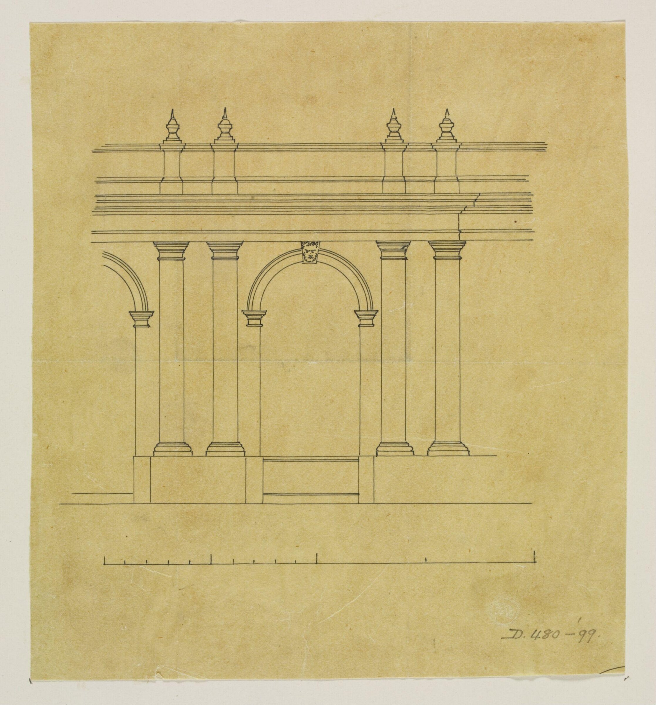 Drawing, Brandon, 1849