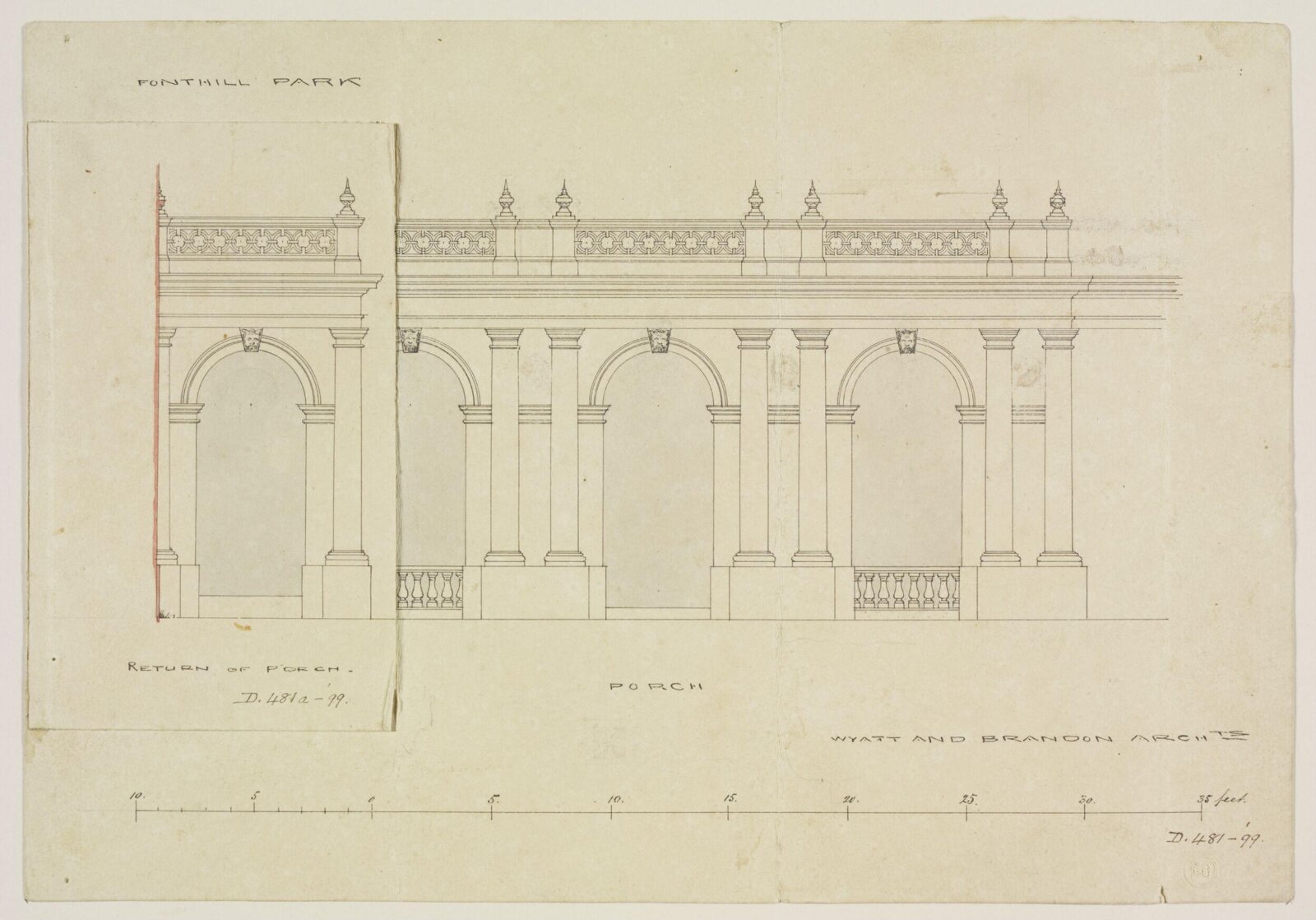 Drawing, Brandon, 1849