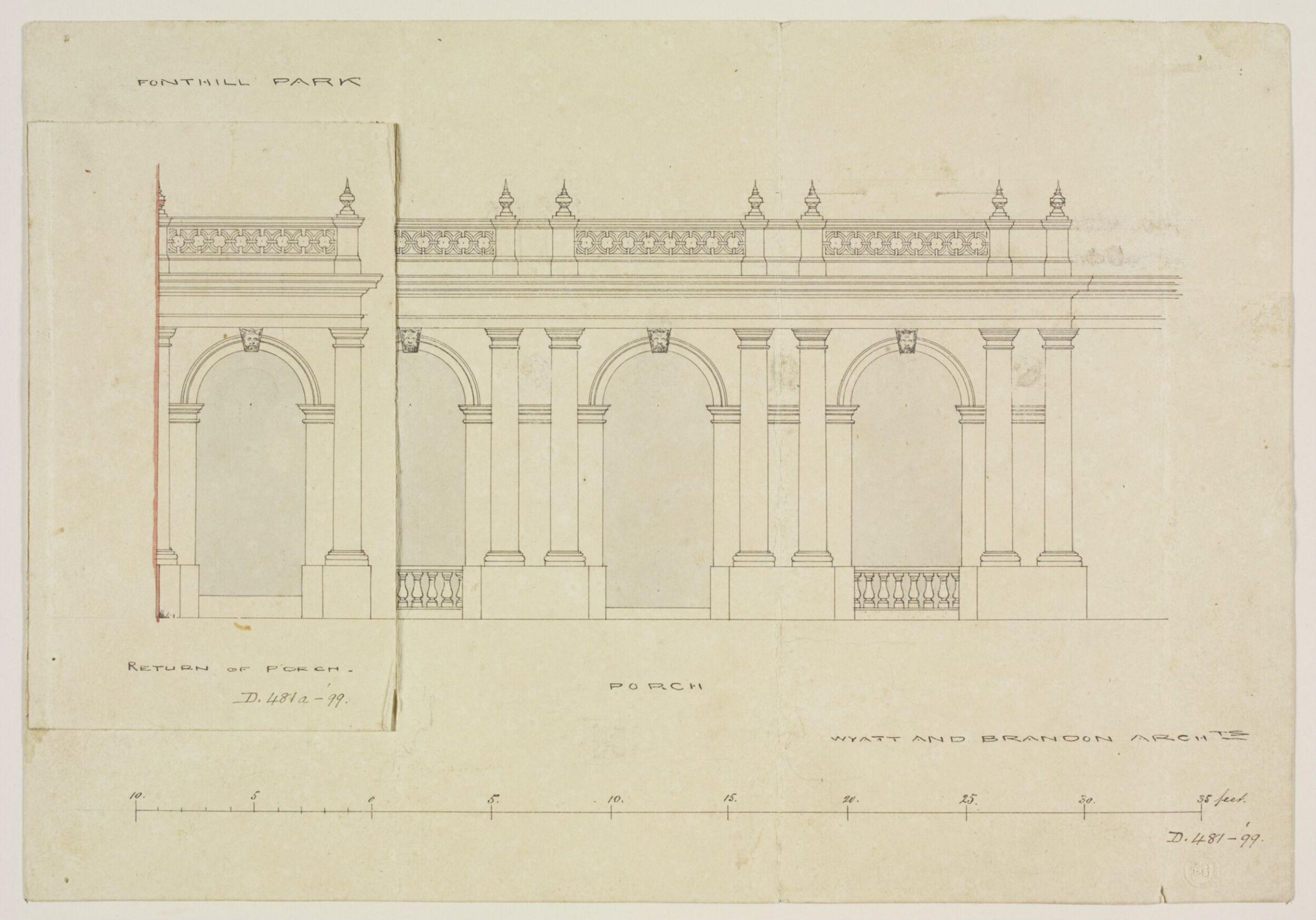 Drawing, Brandon, 1849