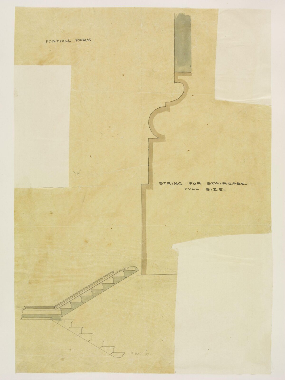Drawing, Brandon, 1849