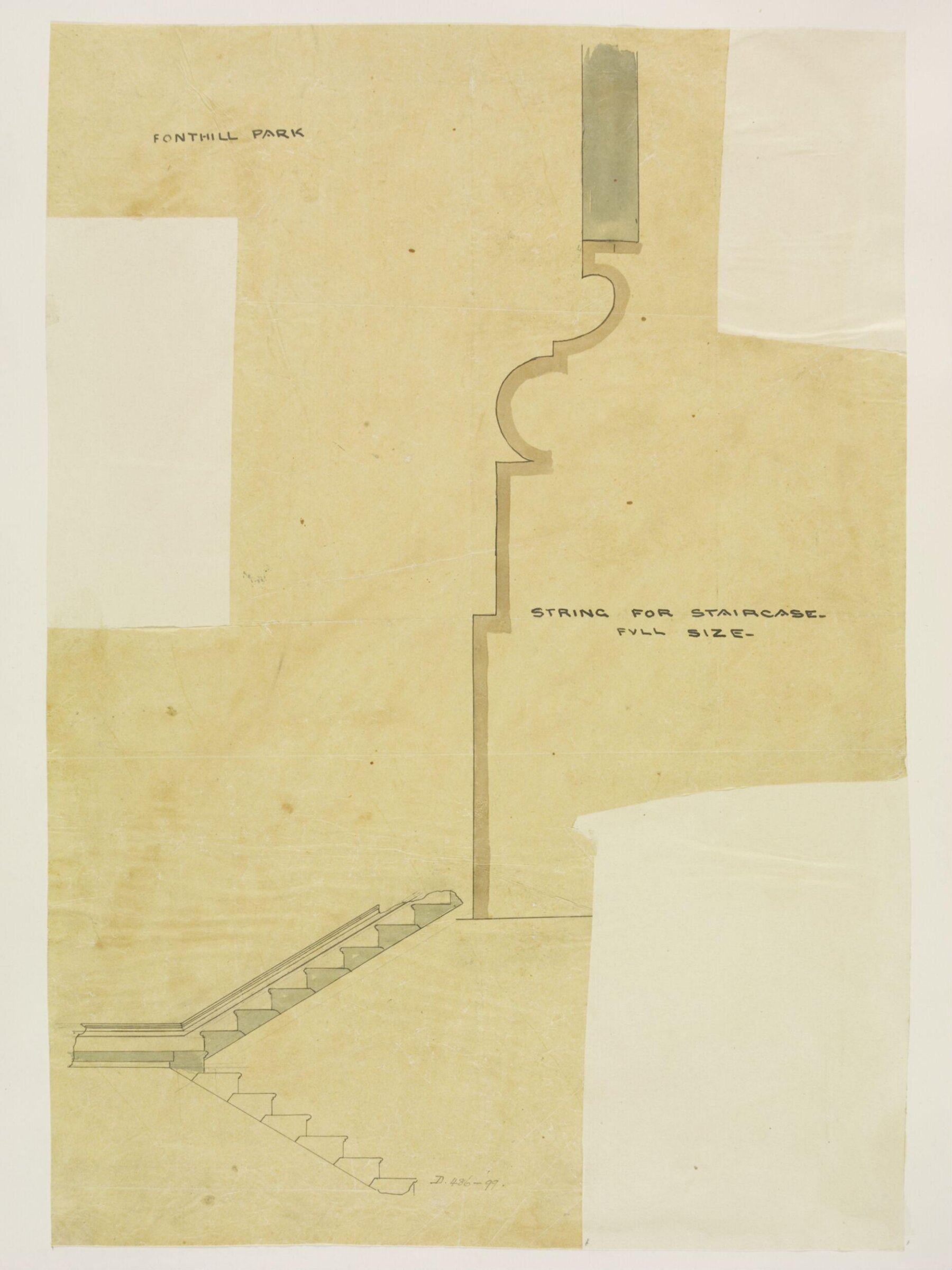 Drawing, Brandon, 1849