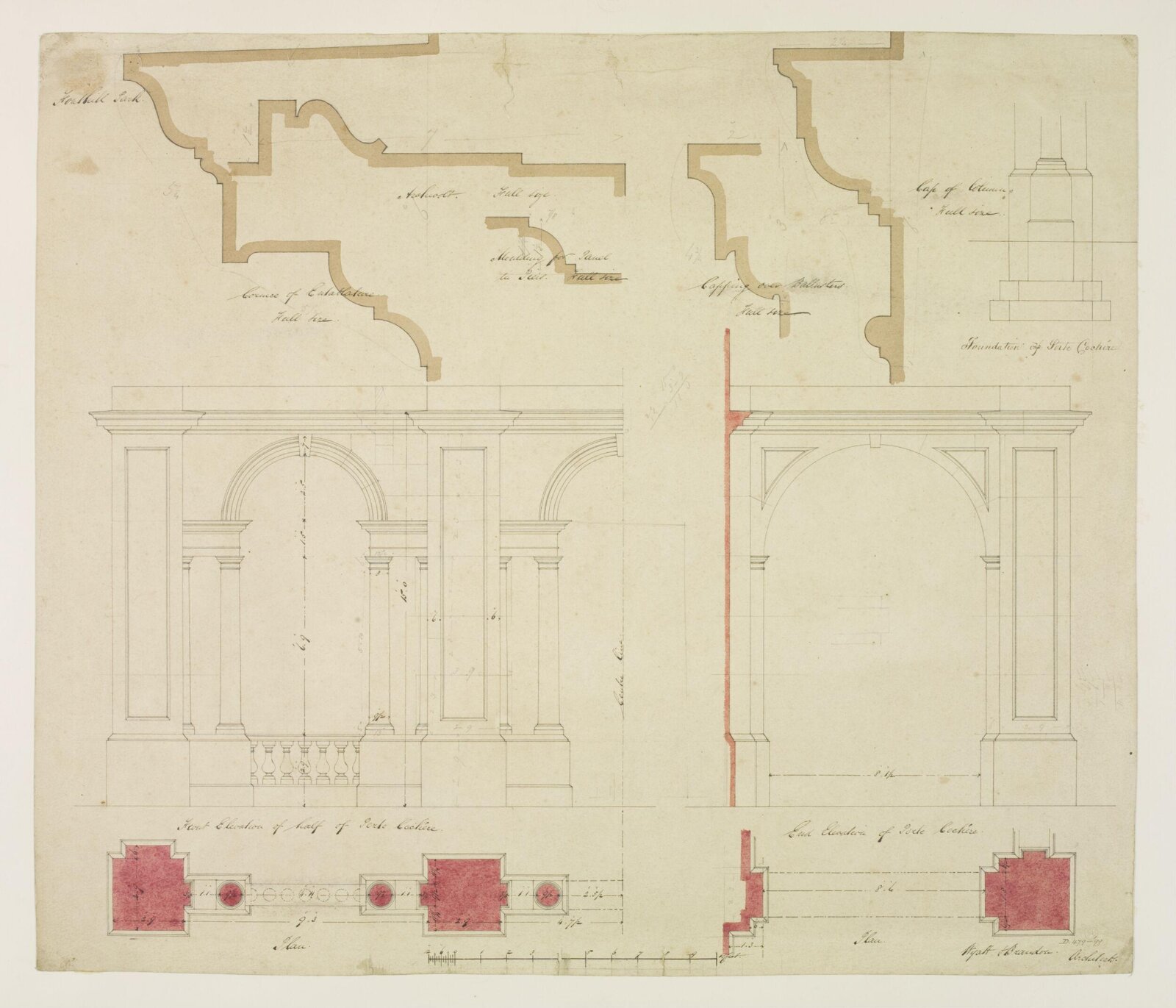 Drawing, Brandon, 1849