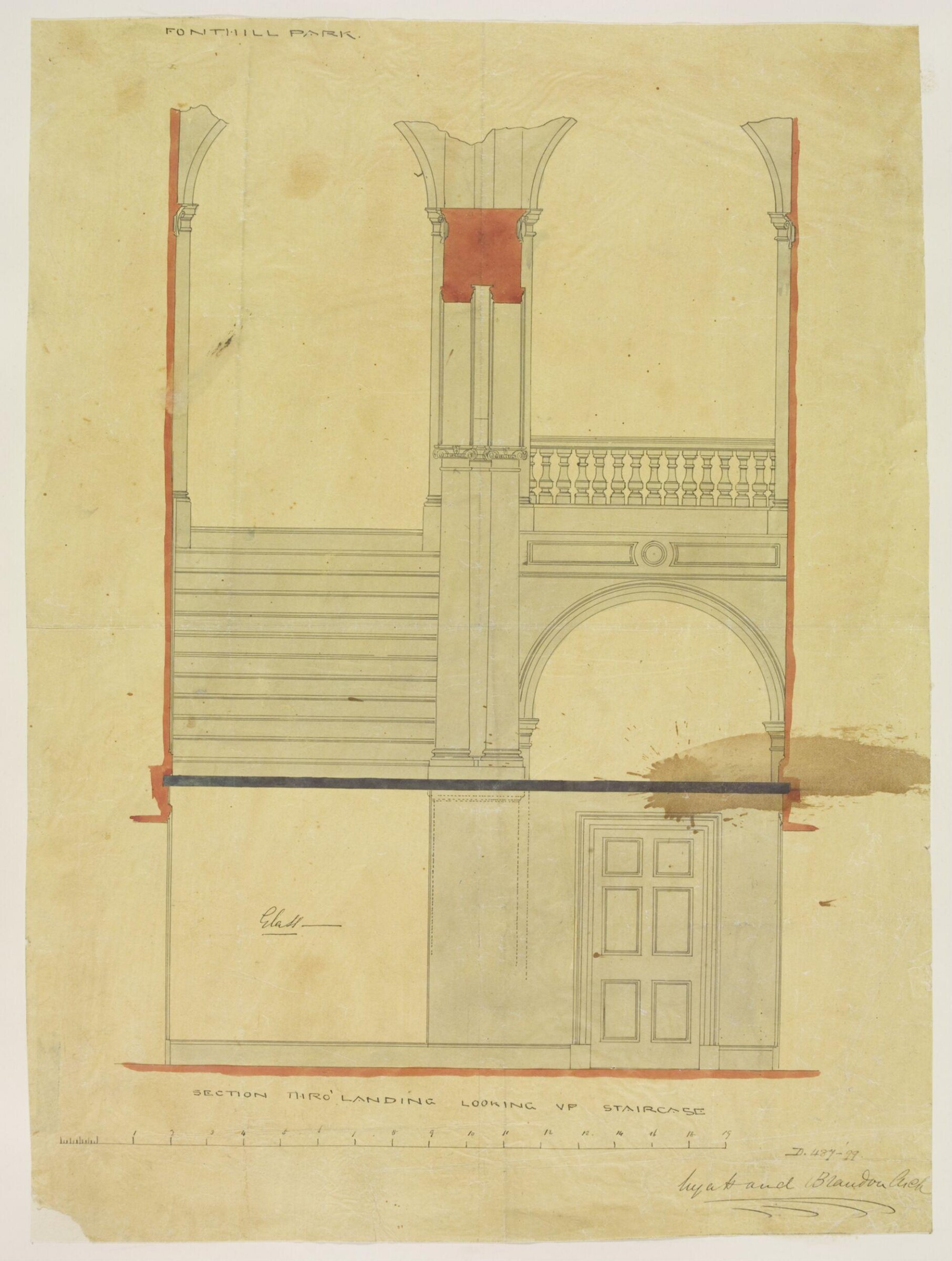 Drawing, Brandon, 1849