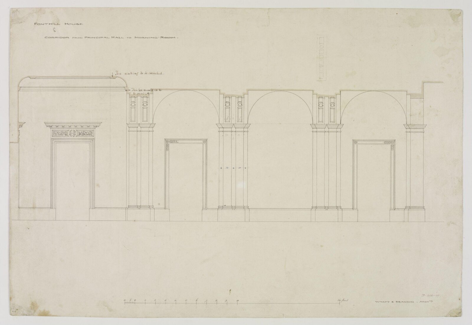 Drawing, Brandon, 1849