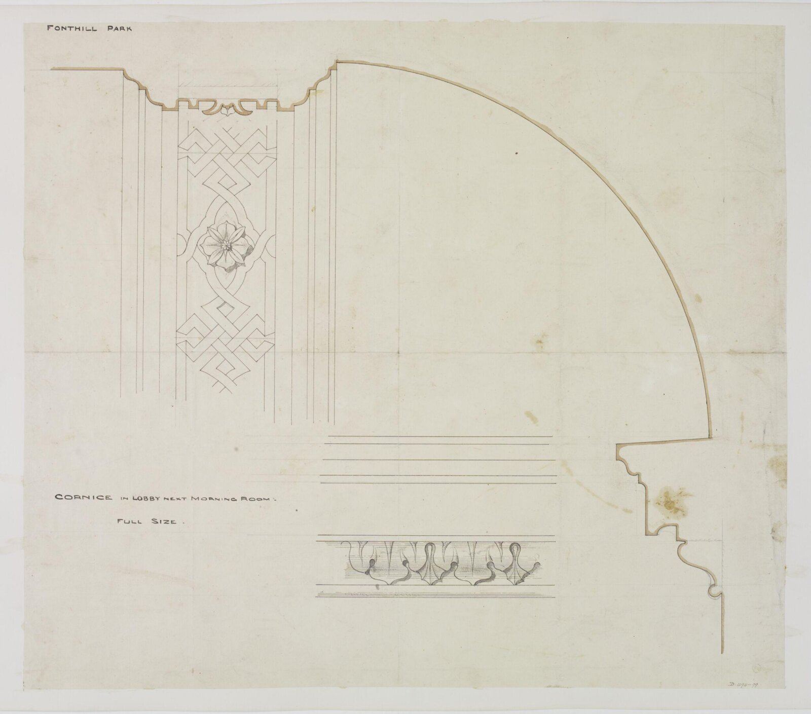 Drawing, Brandon, 1849