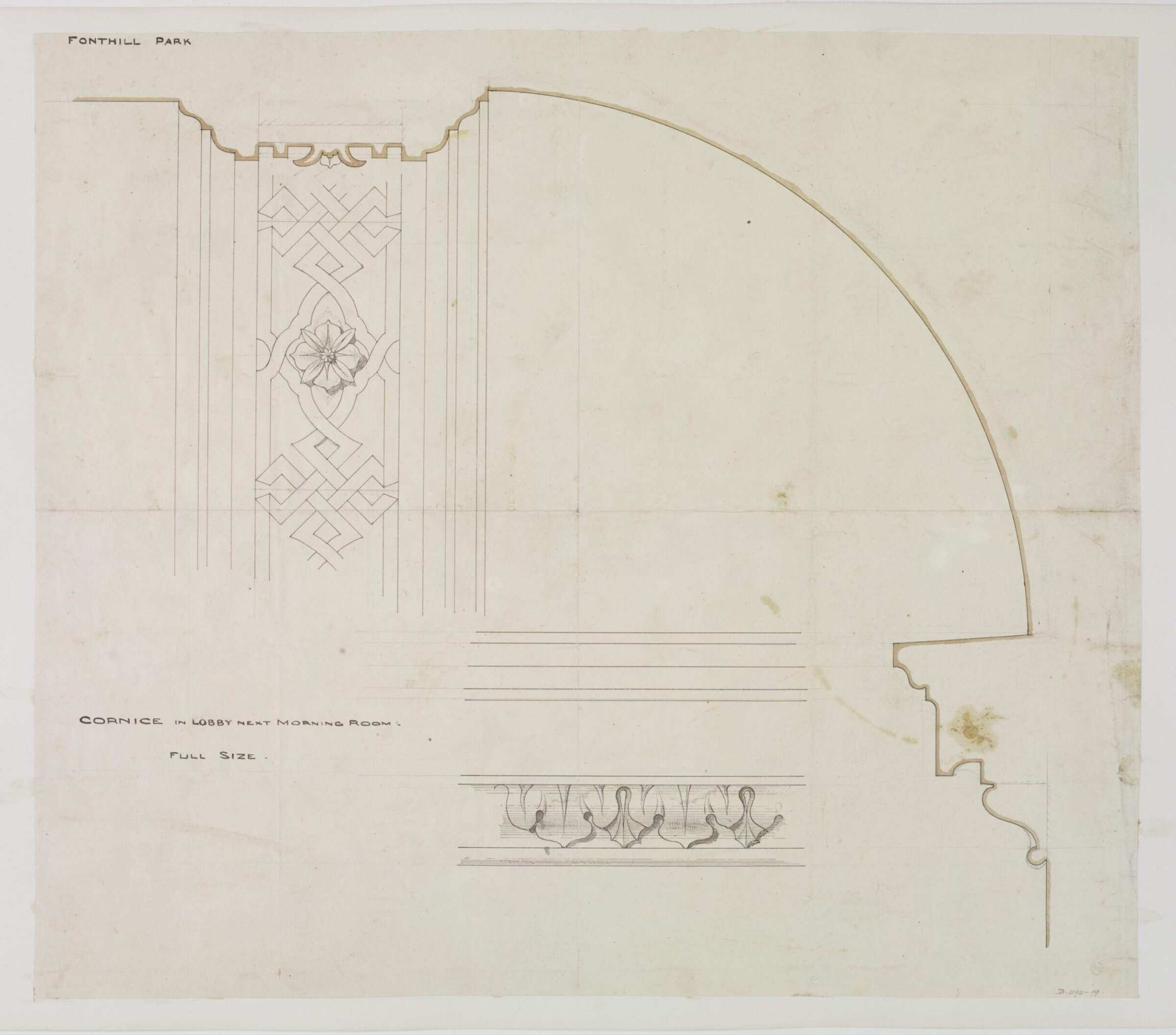 Drawing, Brandon, 1849