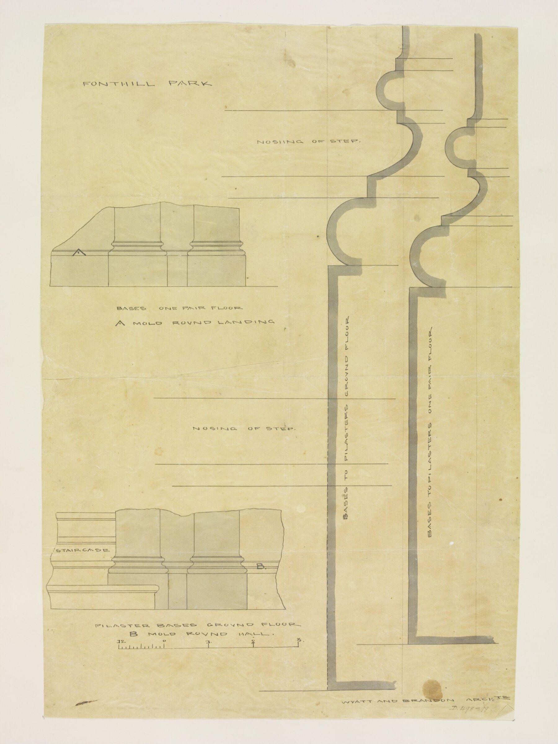 Drawing, Brandon, 1849