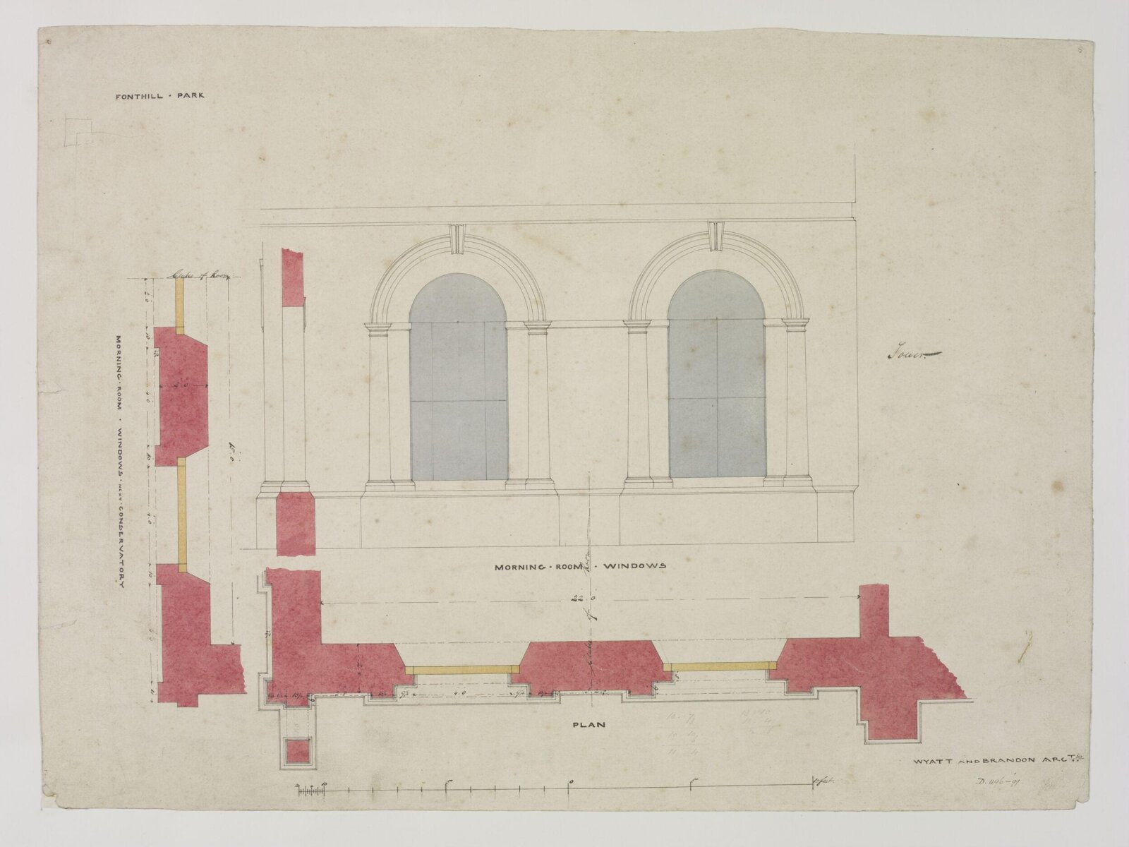 Drawing, Brandon, 1849