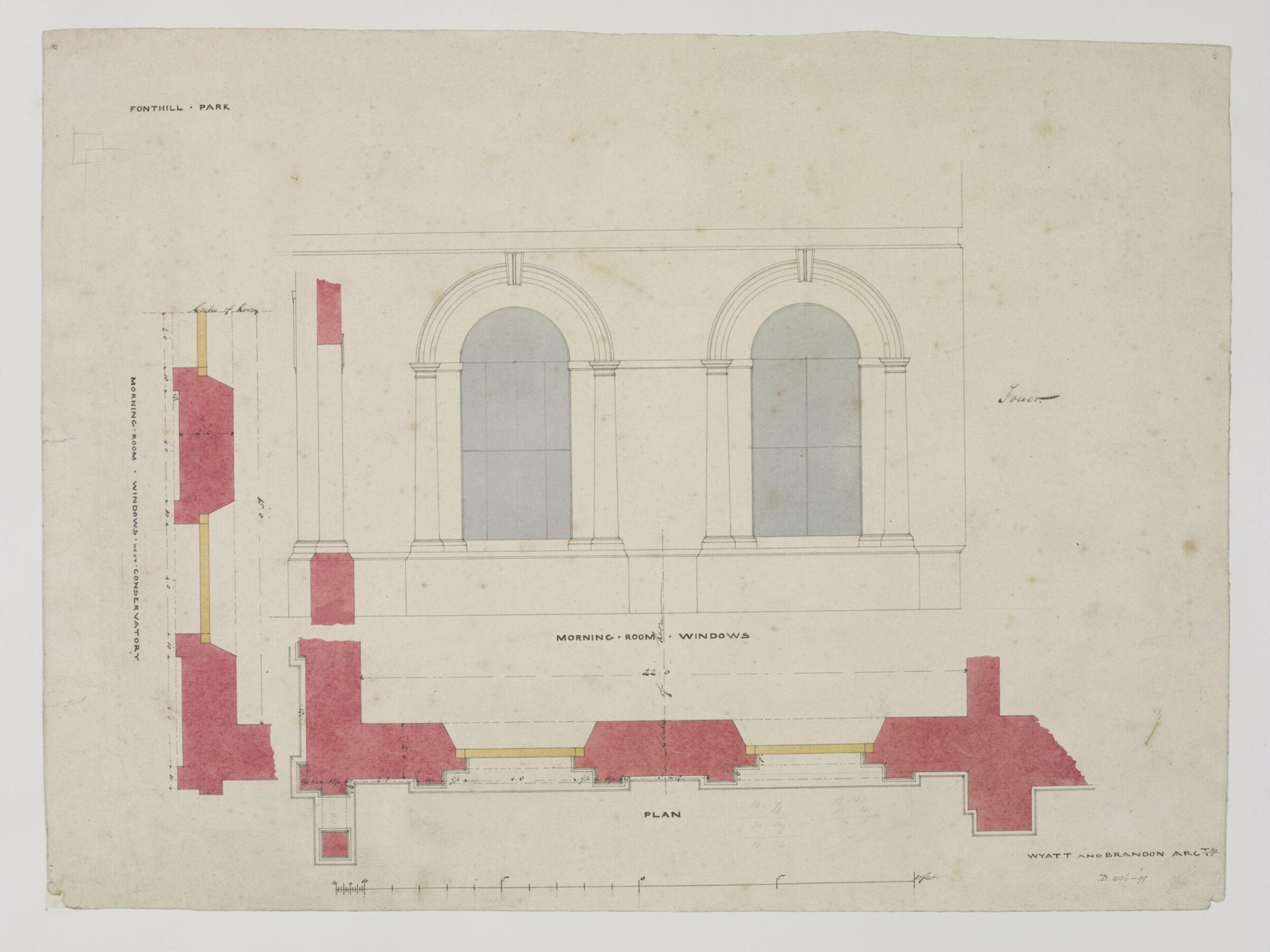 Drawing, Brandon, 1849