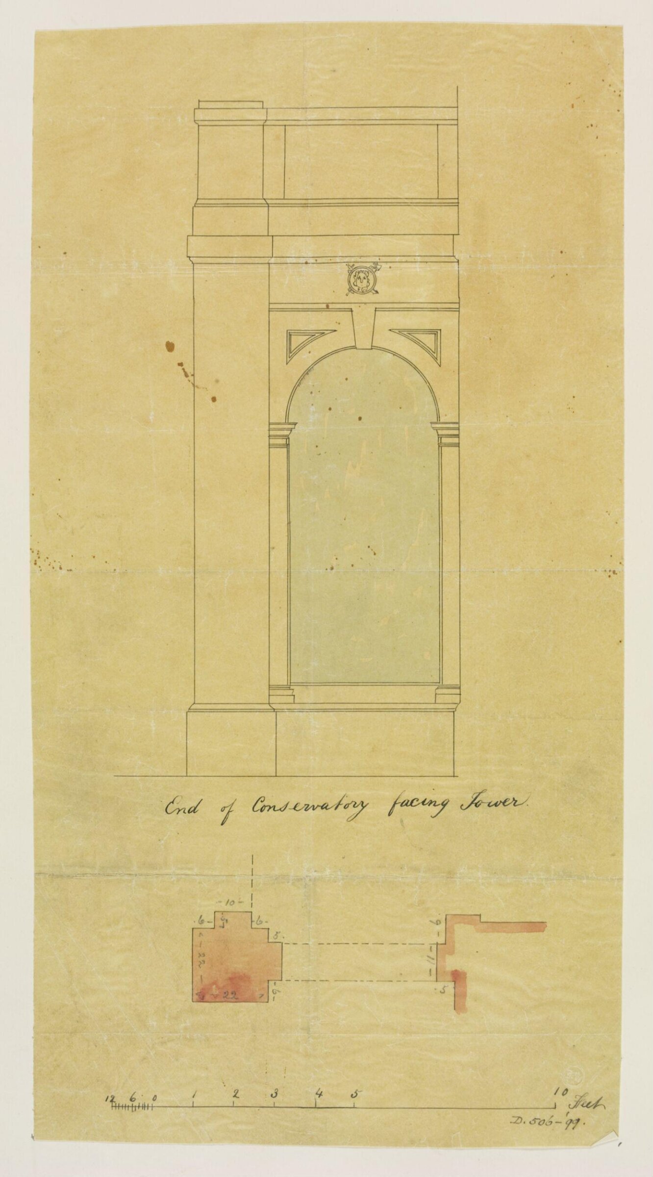 Drawing, Brandon, 1849