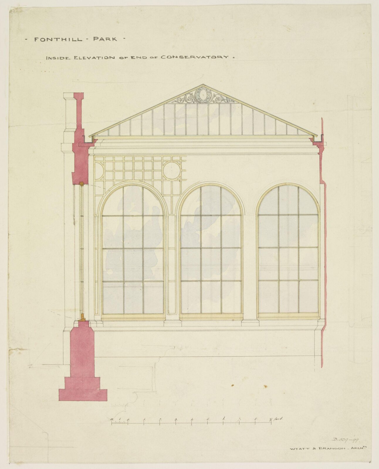 Drawing, Brandon, 1849