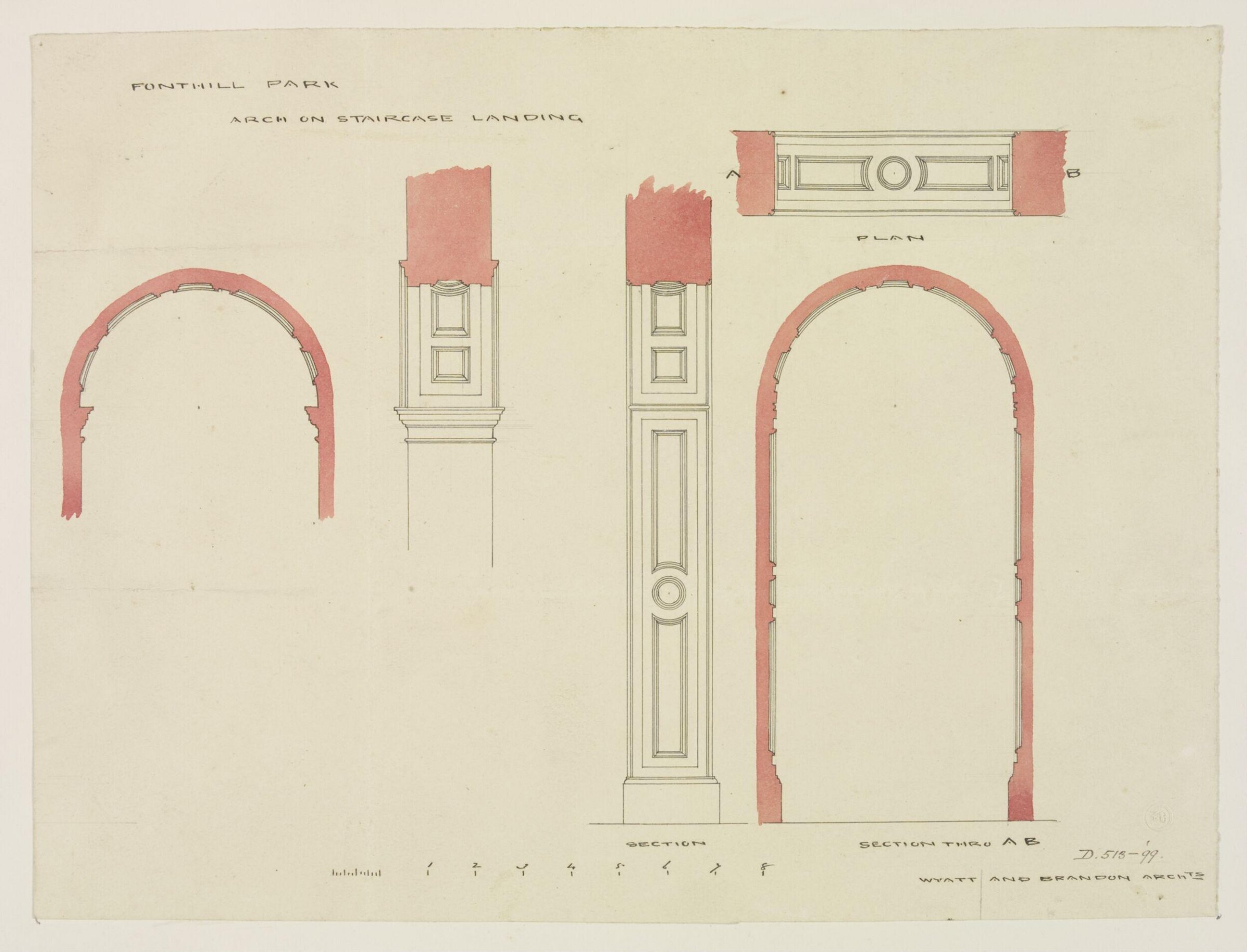 Drawing, Brandon, 1849