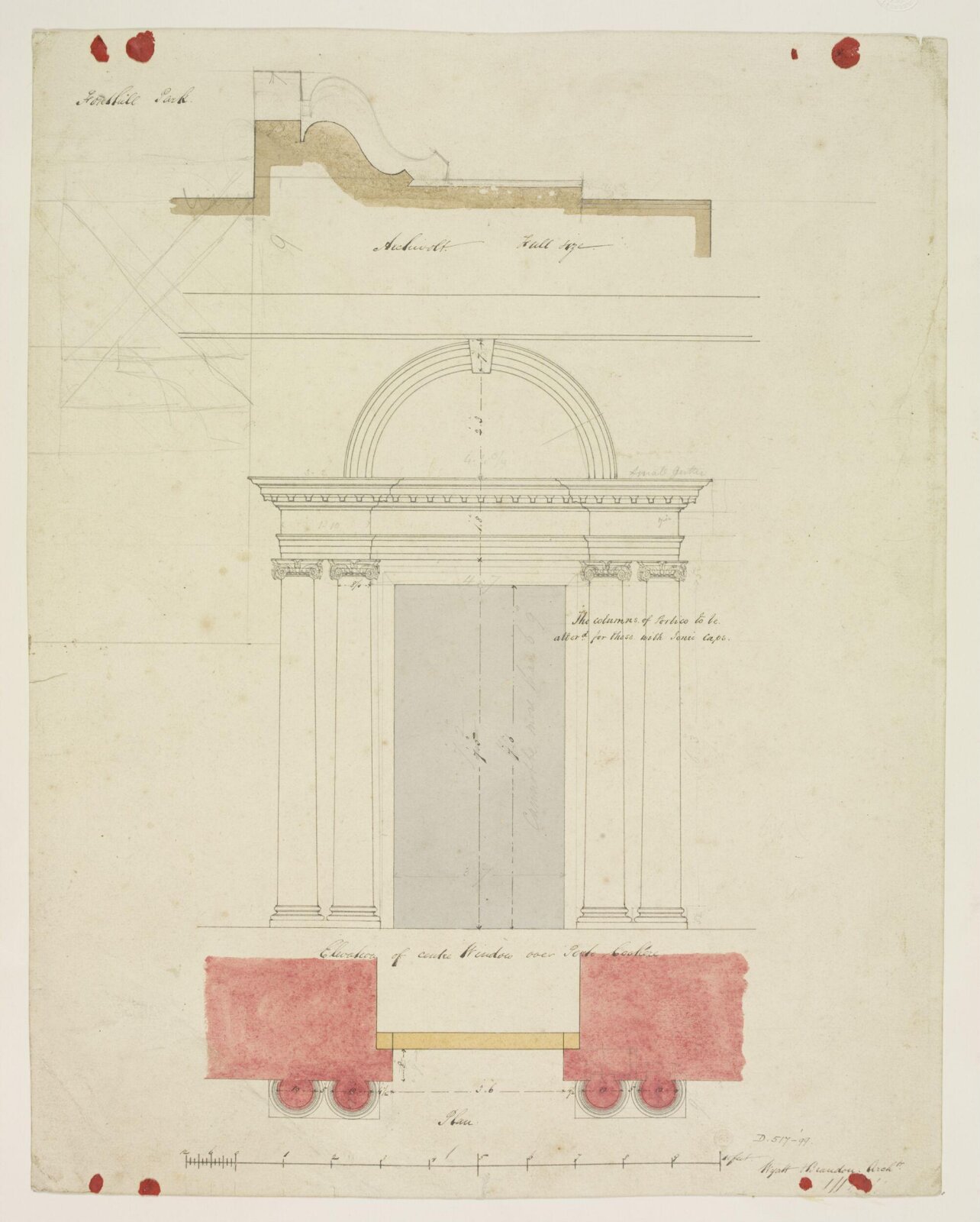 Drawing, Brandon, 1849