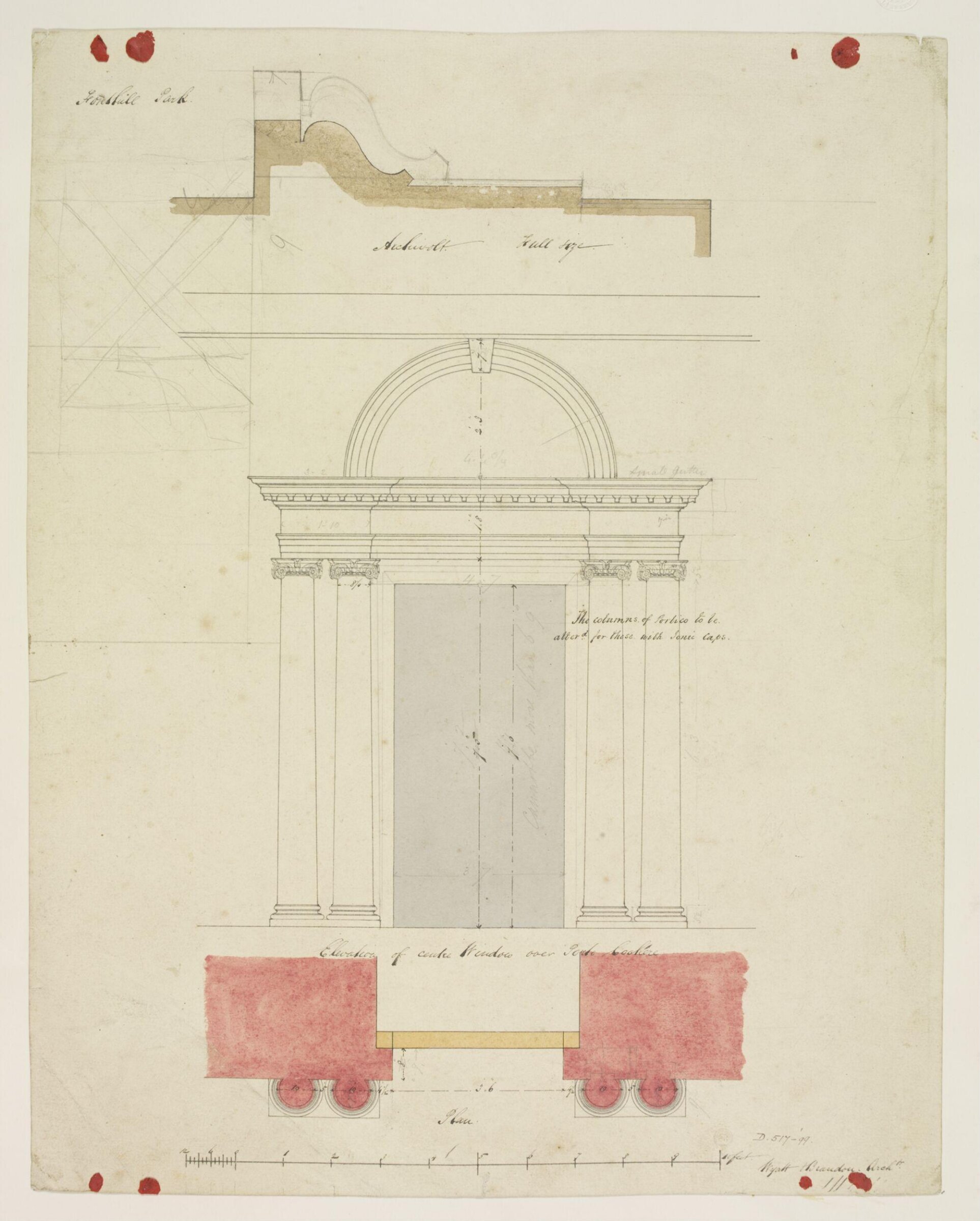 Drawing, Brandon, 1849