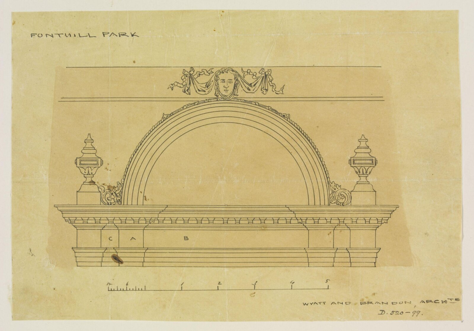 Drawing, Brandon, 1849