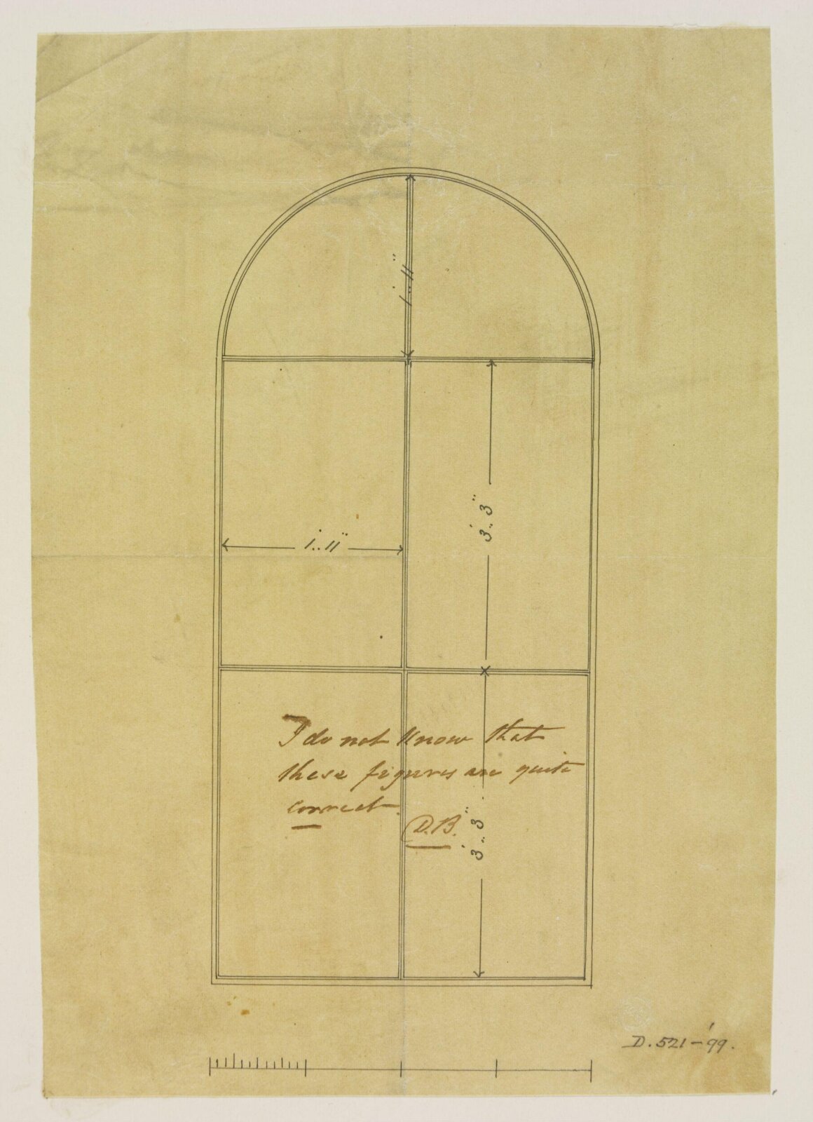 Drawing, Brandon, 1849