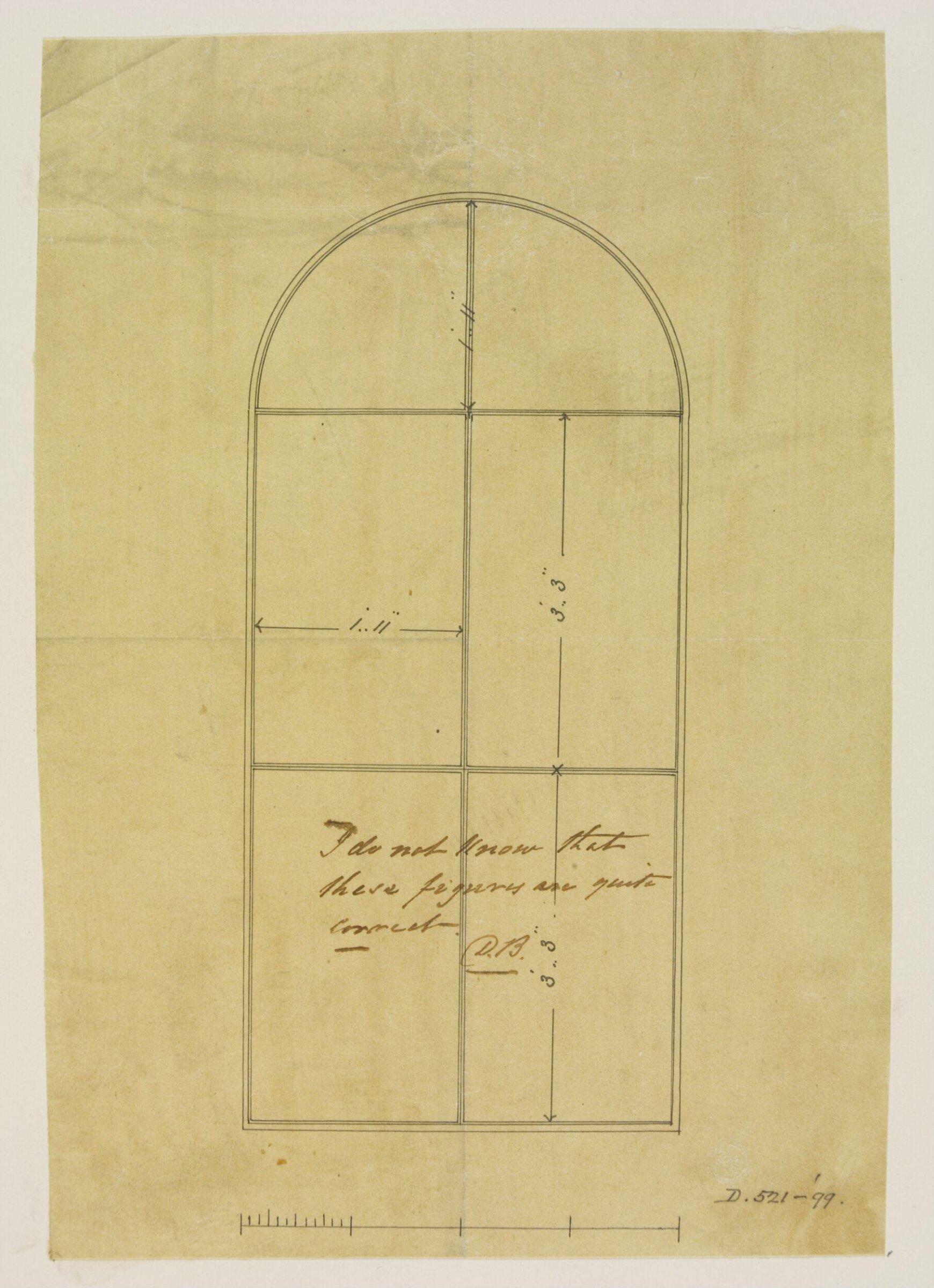 Drawing, Brandon, 1849