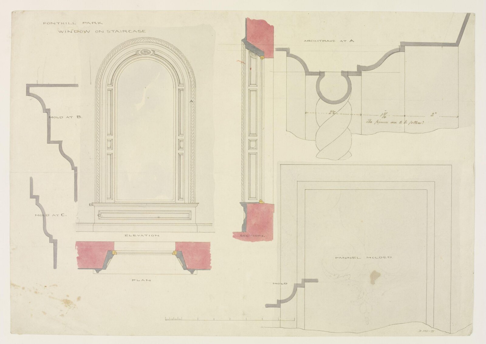 Drawing, Brandon, 1849