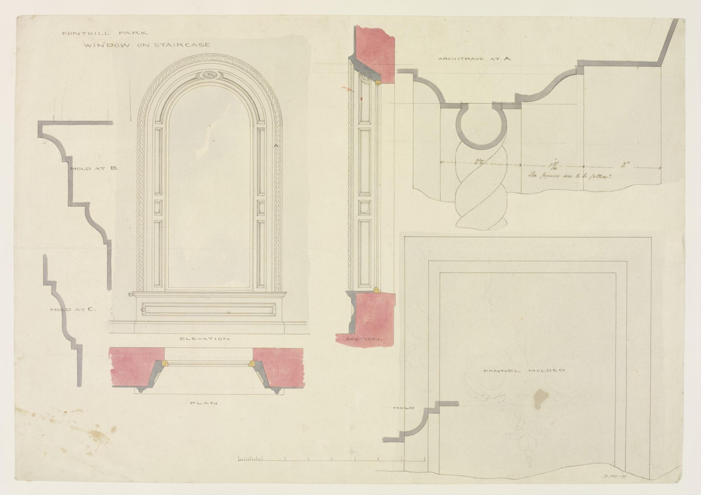 Drawing, Brandon, 1849